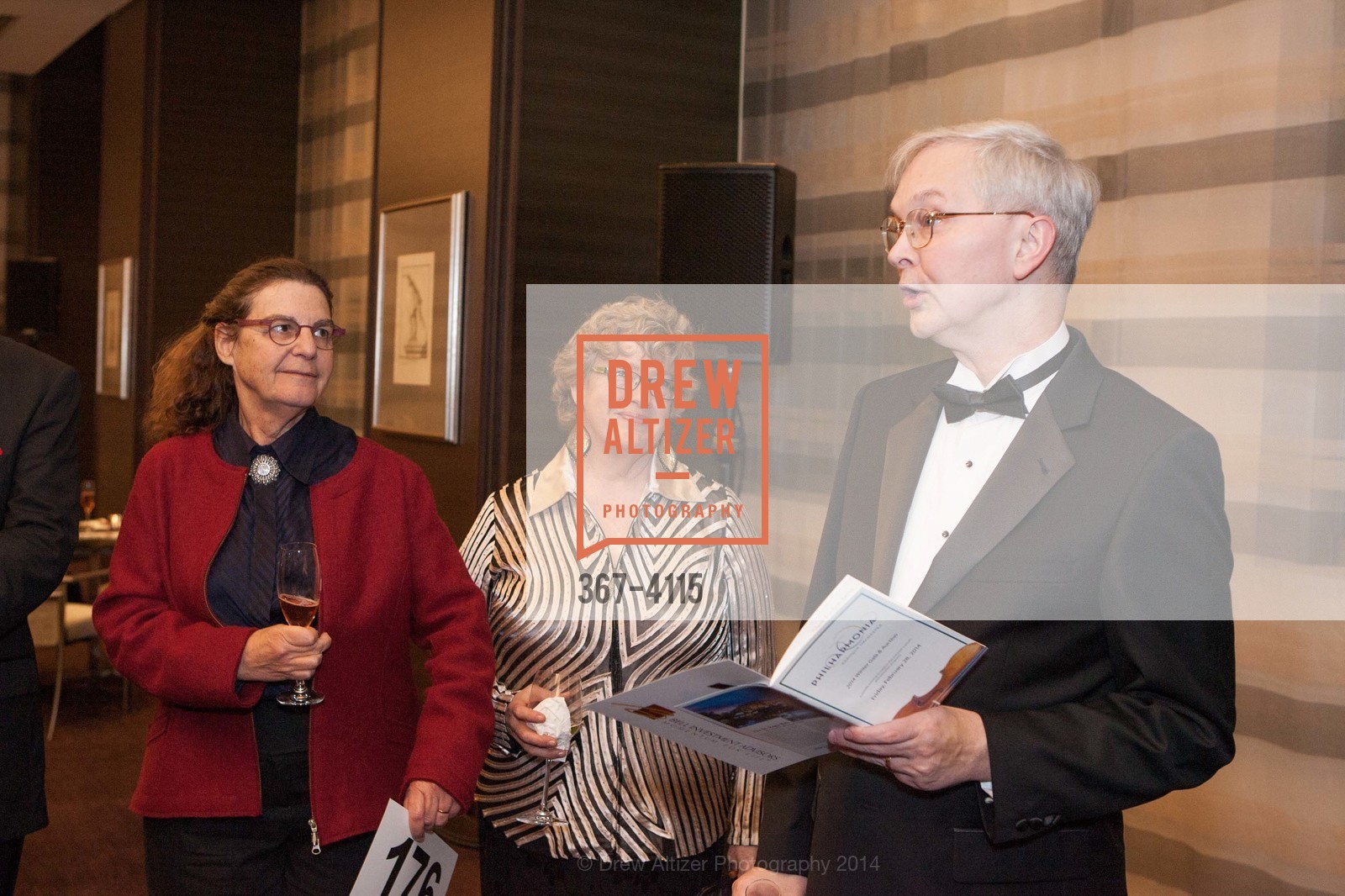 Suzanne Hering, Charlotte Gaylord, Ross Armstrong, PHILHARMONIA BAROQUE ORCHESTRA 2014 Gala & Auction, US, February 28th, 2014, Photo #367-4115 Suzanne Hering, Charlotte Gaylord, Ross Armstrong, Photo #367-4115