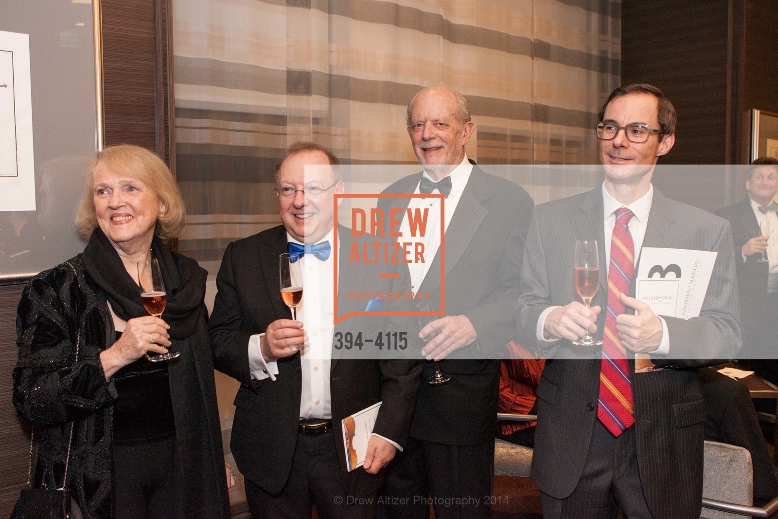 Kay Sprinkel Grace, Nicholas McGegan, Dick Martin, David Bowes, Photo #394-4115