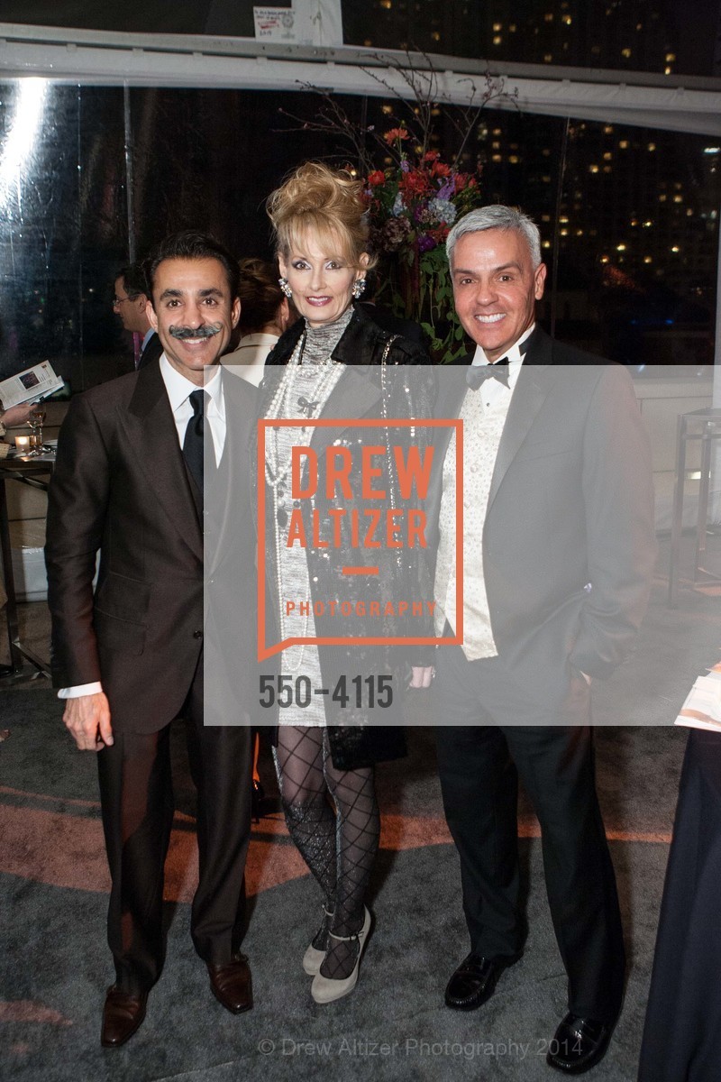 Sean Kali-Rai, Miriam Kali-Rai, Michael Colebruno, PHILHARMONIA BAROQUE ORCHESTRA 2014 Gala & Auction, US, February 28th, 2014, Photo #550-4115 Sean Kali-Rai, Miriam Kali-Rai, Michael Colebruno, Photo #550-4115