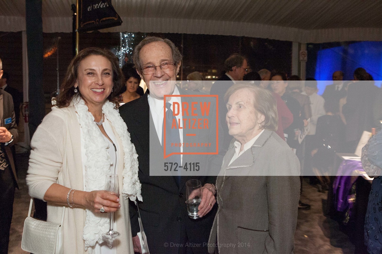 Melanie Pena, Bill Perry, Lee Perry, PHILHARMONIA BAROQUE ORCHESTRA 2014 Gala & Auction, US, February 28th, 2014, Photo #572-4115 Melanie Pena, Bill Perry, Lee Perry, Photo #572-4115