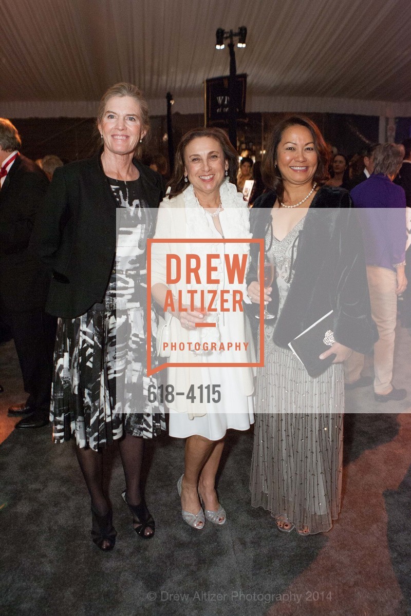 Trish Holly, Melanie Pena, Zena Eisenhart, PHILHARMONIA BAROQUE ORCHESTRA 2014 Gala & Auction, US, February 28th, 2014, Photo #618-4115 Trish Holly, Melanie Pena, Zena Eisenhart, Photo #618-4115
