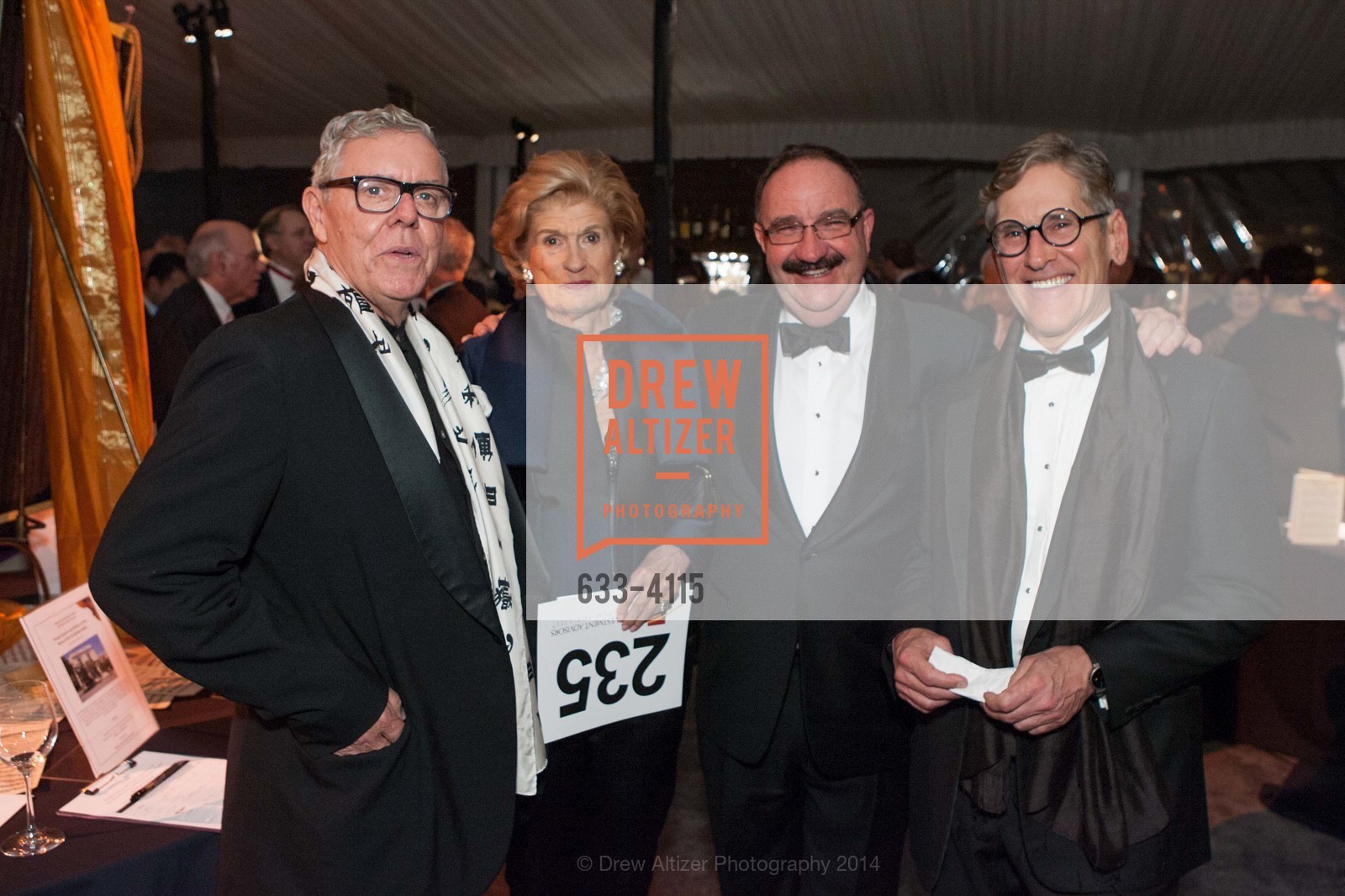 Marcia Forman, Jim Bell, Robert Pucci, PHILHARMONIA BAROQUE ORCHESTRA 2014 Gala & Auction, US, February 28th, 2014, Photo #633-4115 Marcia Forman, Jim Bell, Robert Pucci, Photo #633-4115