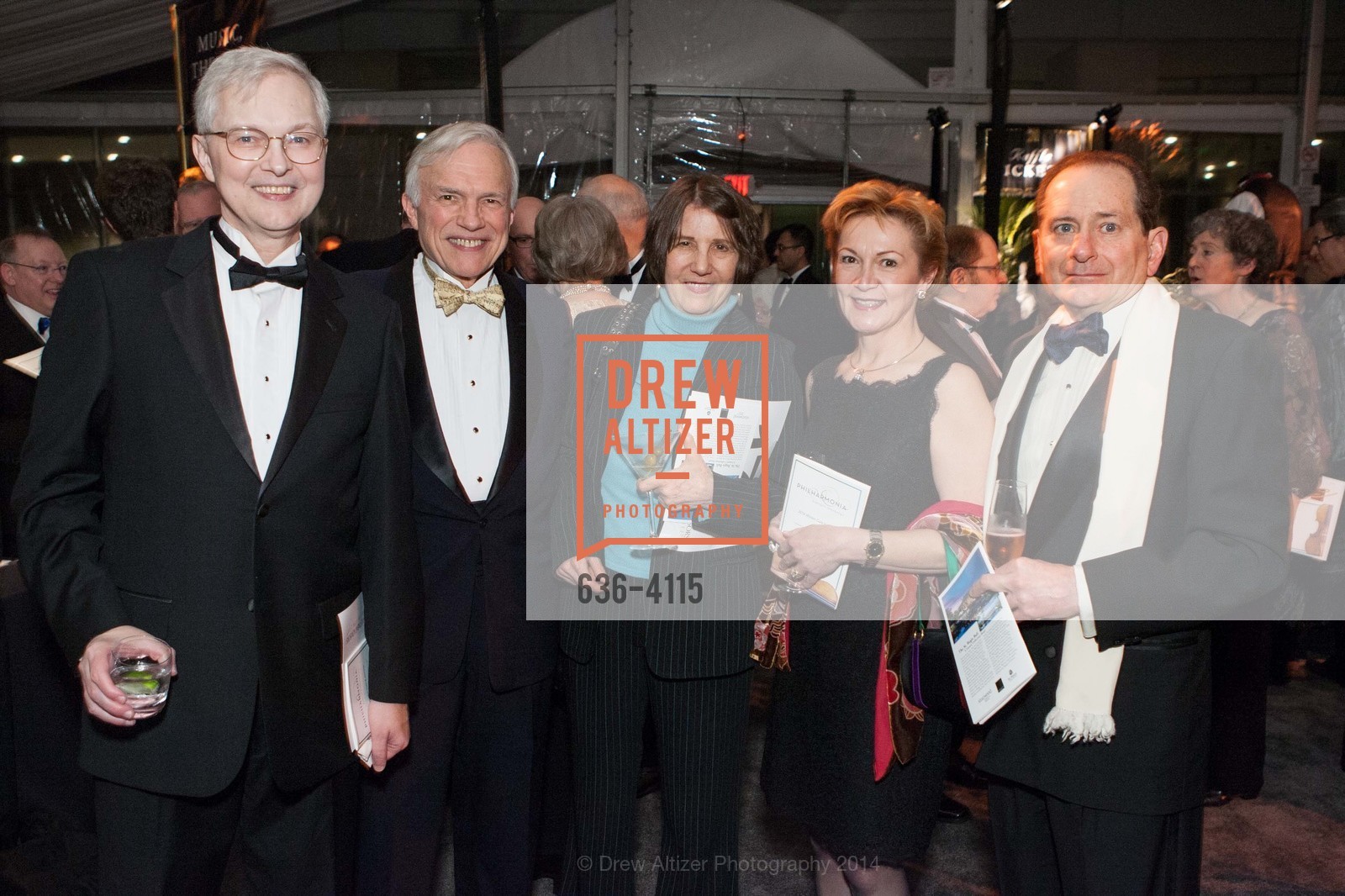 Ross Armstrong, Ches Herbert, Nina Hemenway, Beatrice Gomory, Paul Gomory, PHILHARMONIA BAROQUE ORCHESTRA 2014 Gala & Auction, US, February 28th, 2014, Photo #636-4115 Ross Armstrong, Ches Herbert, Nina Hemenway, Beatrice Gomory, Paul Gomory, Photo #636-4115