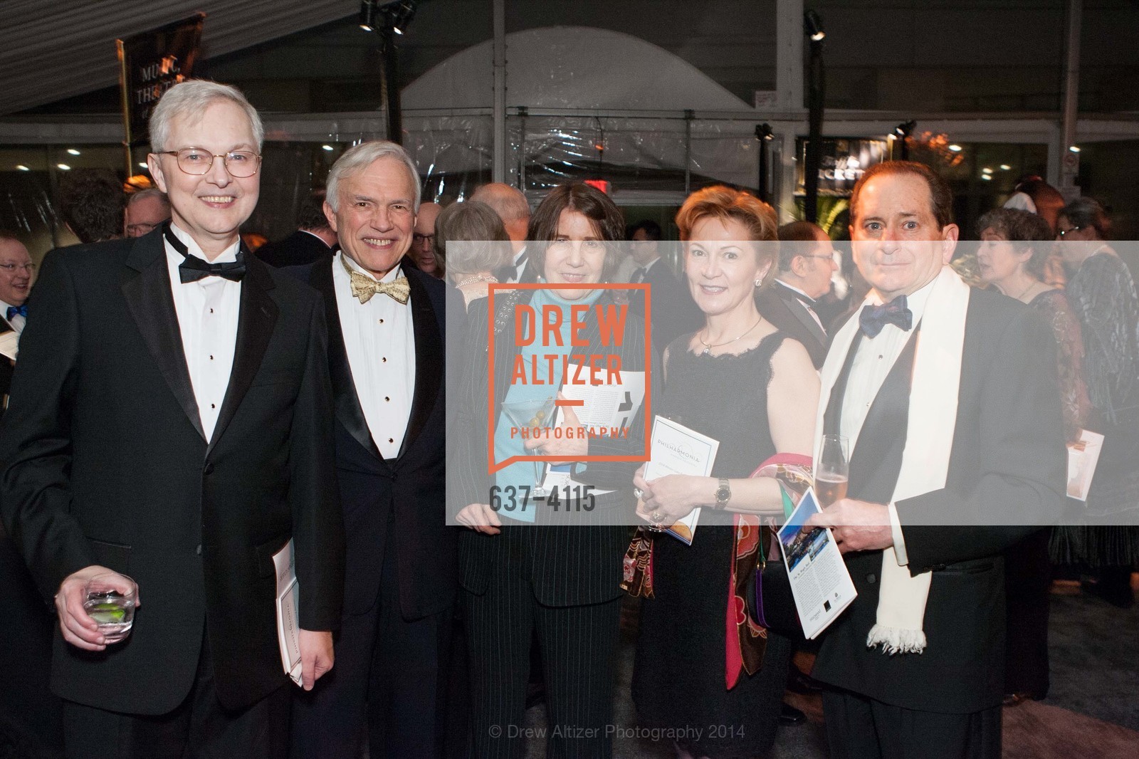 Ross Armstrong, Ches Herbert, Nina Hemenway, Beatrice Gomory, Paul Gomory, PHILHARMONIA BAROQUE ORCHESTRA 2014 Gala & Auction, US, February 28th, 2014, Photo #637-4115 Ross Armstrong, Ches Herbert, Nina Hemenway, Beatrice Gomory, Paul Gomory, Photo #637-4115