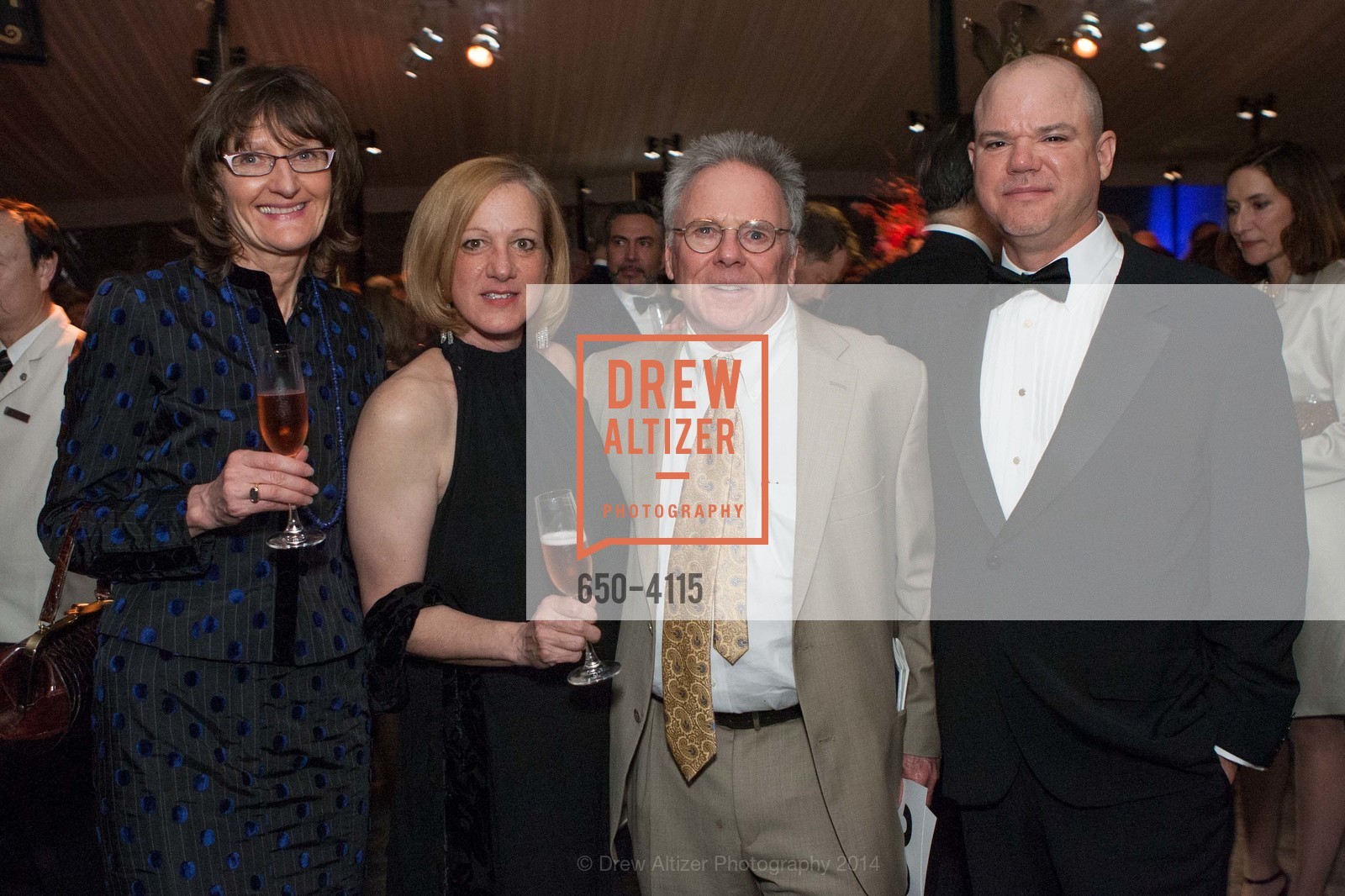 Martine Krause, Kenzie Genovese, Bob Jarman, Stuart Alexander, PHILHARMONIA BAROQUE ORCHESTRA 2014 Gala & Auction, US, February 28th, 2014, Photo #650-4115 Martine Krause, Kenzie Genovese, Bob Jarman, Stuart Alexander, Photo #650-4115