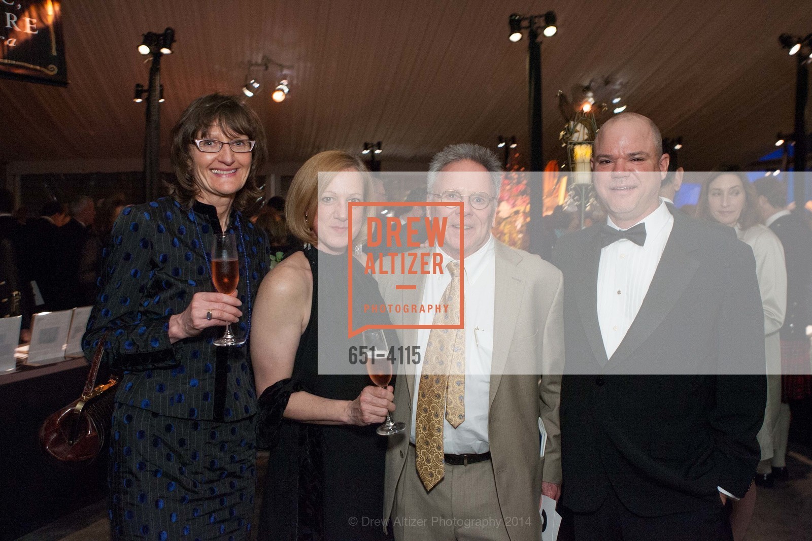 Martine Krause, Kenzie Genovese, Bob Jarman, Stuart Alexander, PHILHARMONIA BAROQUE ORCHESTRA 2014 Gala & Auction, US, February 28th, 2014, Photo #651-4115 Martine Krause, Kenzie Genovese, Bob Jarman, Stuart Alexander, Photo #651-4115
