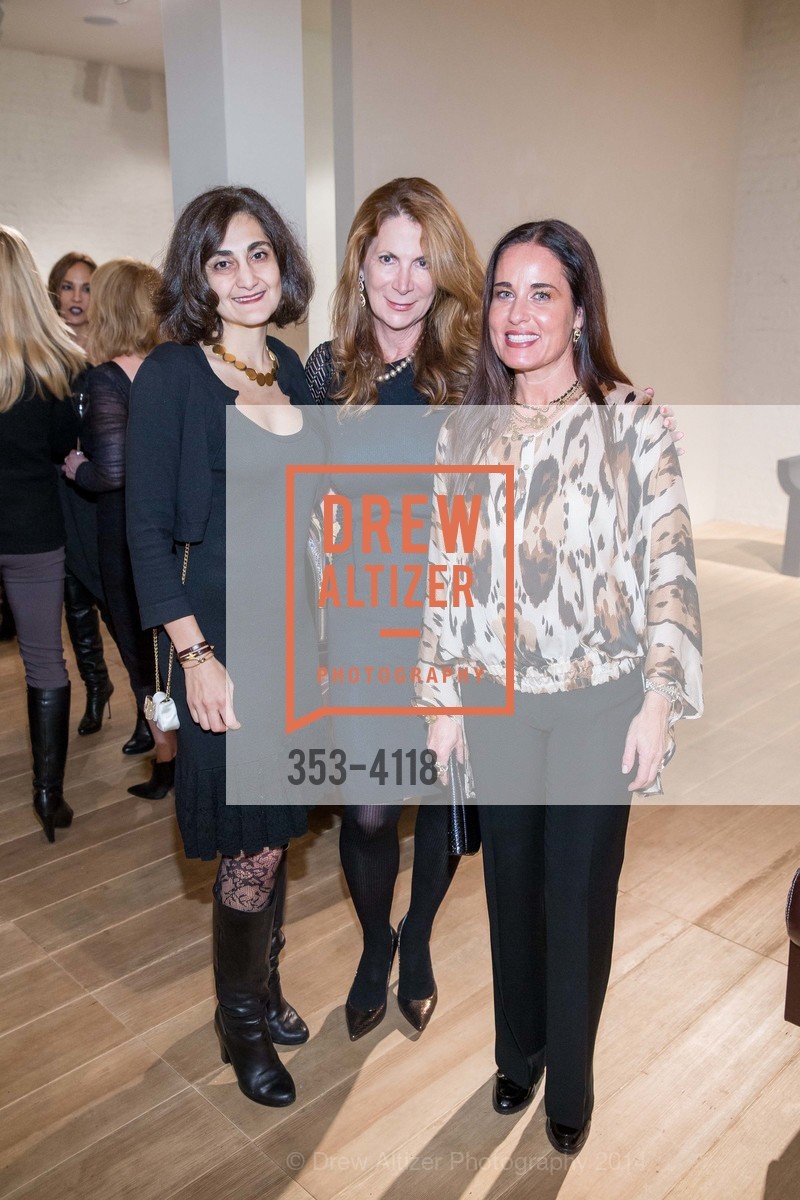 Fati Farmanfarmaian, Patricia Ferrin Loucks, Natalia Urrutia, REBECCA MINKOFF Celebrates the Opening of new SF Flagship Store, US, November 20th, 2014, Photo #353-4118 Fati Farmanfarmaian, Patricia Ferrin Loucks, Natalia Urrutia, Photo #353-4118