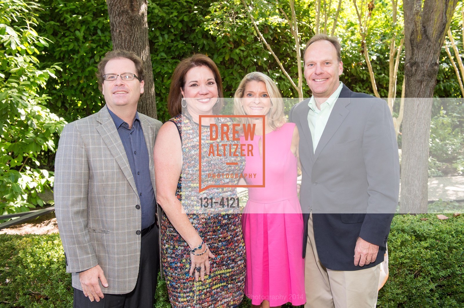Jack Steiner, Kim Swig, Amy Sanford, Blair Sanford, CASA of San Mateo County's AUXILIARY Annual Garden Party, US, August 24th, 2014, Photo #131-4121 Jack Steiner, Kim Swig, Amy Sanford, Blair Sanford, Photo #131-4121