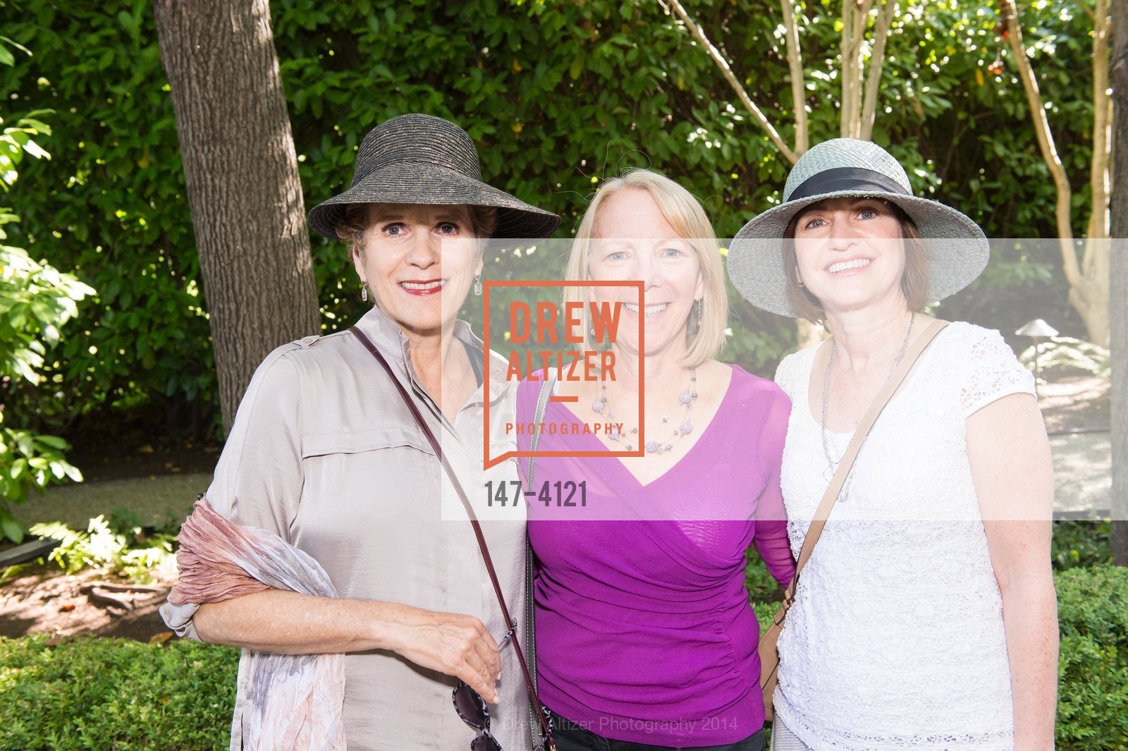 Debbie Simon, Marsha Ginsburg, Marilyn Elperin, CASA of San Mateo County's AUXILIARY Annual Garden Party, US, August 24th, 2014, Photo #147-4121 Debbie Simon, Marsha Ginsburg, Marilyn Elperin, Photo #147-4121
