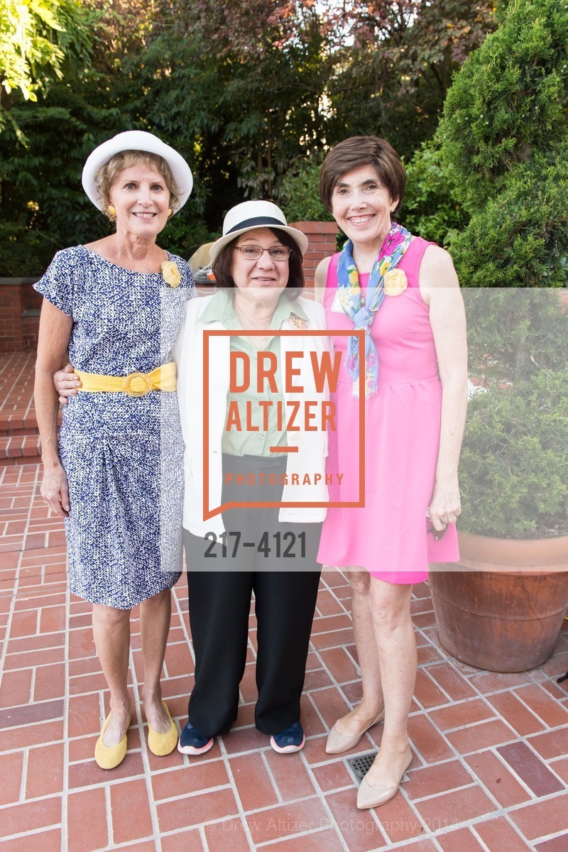 Carol Harband, Diana Kayiatos, Judy Stephenson, CASA of San Mateo County's AUXILIARY Annual Garden Party, US, August 24th, 2014, Photo #217-4121 Carol Harband, Diana Kayiatos, Judy Stephenson, Photo #217-4121