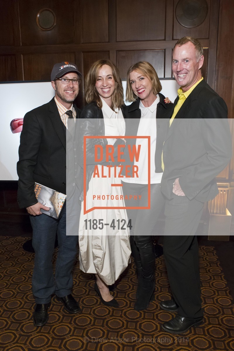 Jordan Shlain, Caroline Shlain, Lara Deam, Chris Deam, 2014 Bay Area Treasure Award Honoring Jonathan Ive, US, October 31st, 2014, Photo #1185-4124 Jordan Shlain, Caroline Shlain, Lara Deam, Chris Deam, Photo #1185-4124