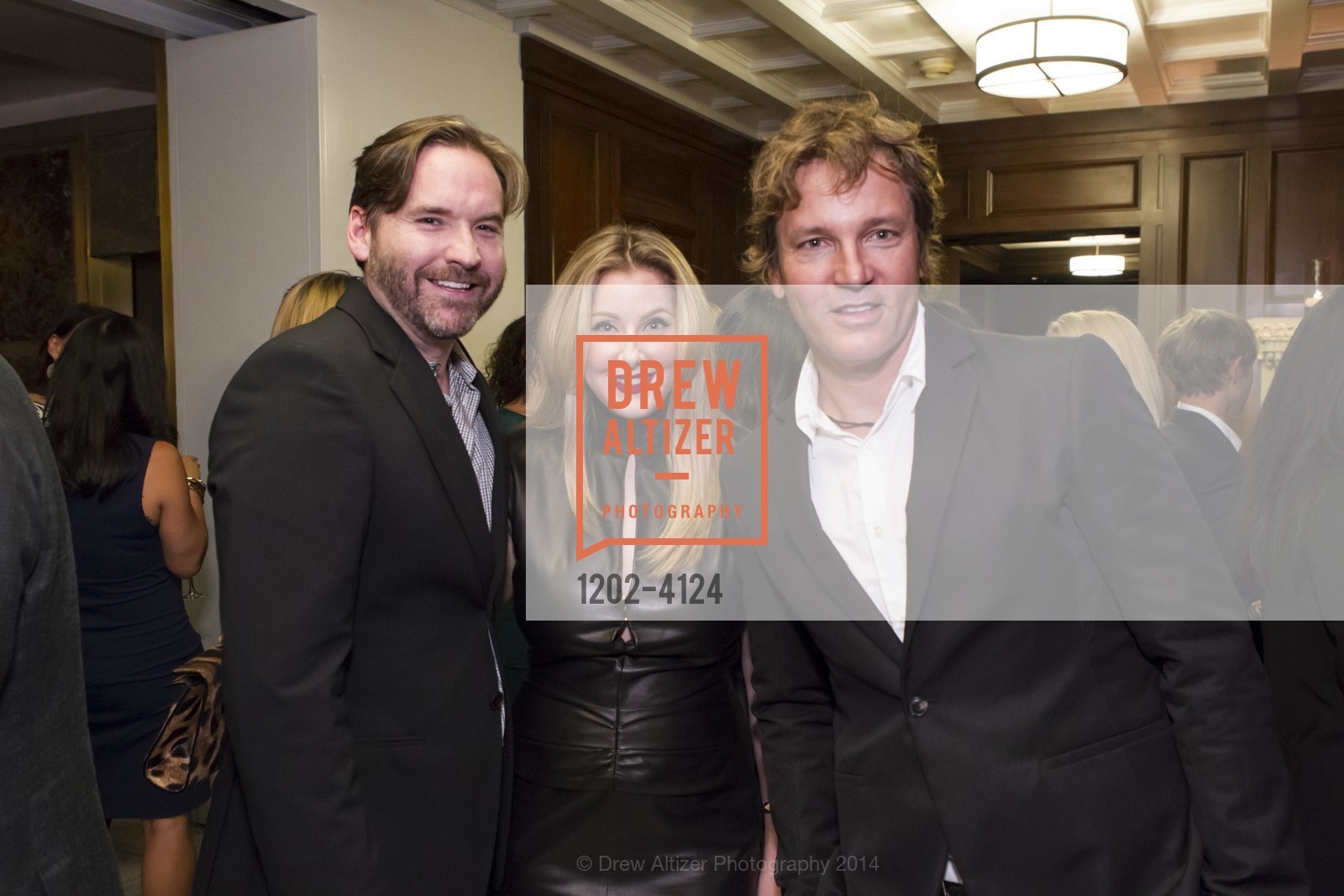 Mike Harden, Shauna Harden, Stephan Jenkins, 2014 Bay Area Treasure Award Honoring Jonathan Ive, US, October 31st, 2014, Photo #1202-4124 Mike Harden, Shauna Harden, Stephan Jenkins, Photo #1202-4124