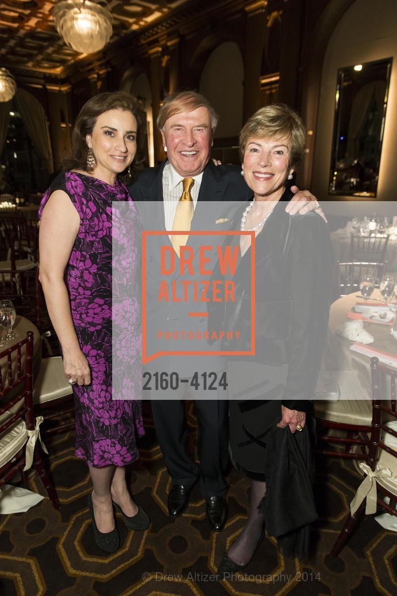 Dolly Chammas, Dick Kramlich, Pam Kramlich, 2014 Bay Area Treasure Award Honoring Jonathan Ive, US, October 31st, 2014, Photo #2160-4124 Dolly Chammas, Dick Kramlich, Pam Kramlich, Photo #2160-4124