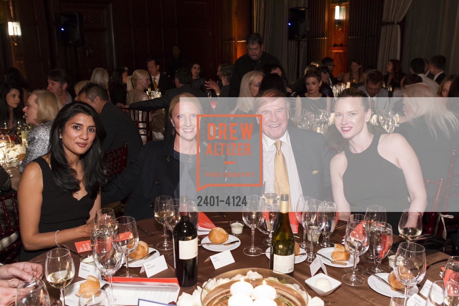 Alka Agrawal, Mary Lynch, Dick Kramlich, Justine Musk, Photo #2401-4124