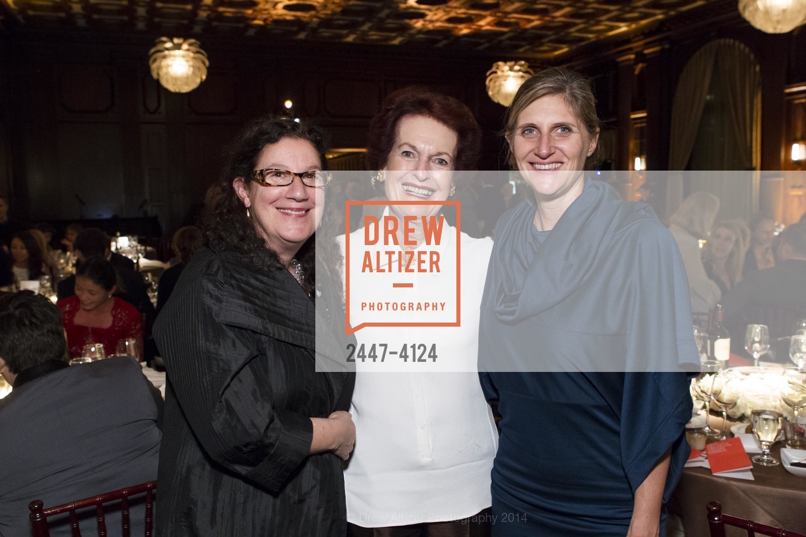 Ruth Berson, Helen Hilton Raiser, Jennifer Dunlop Fletcher, 2014 Bay Area Treasure Award Honoring Jonathan Ive, US, October 31st, 2014, Photo #2447-4124 Ruth Berson, Helen Hilton Raiser, Jennifer Dunlop Fletcher, Photo #2447-4124