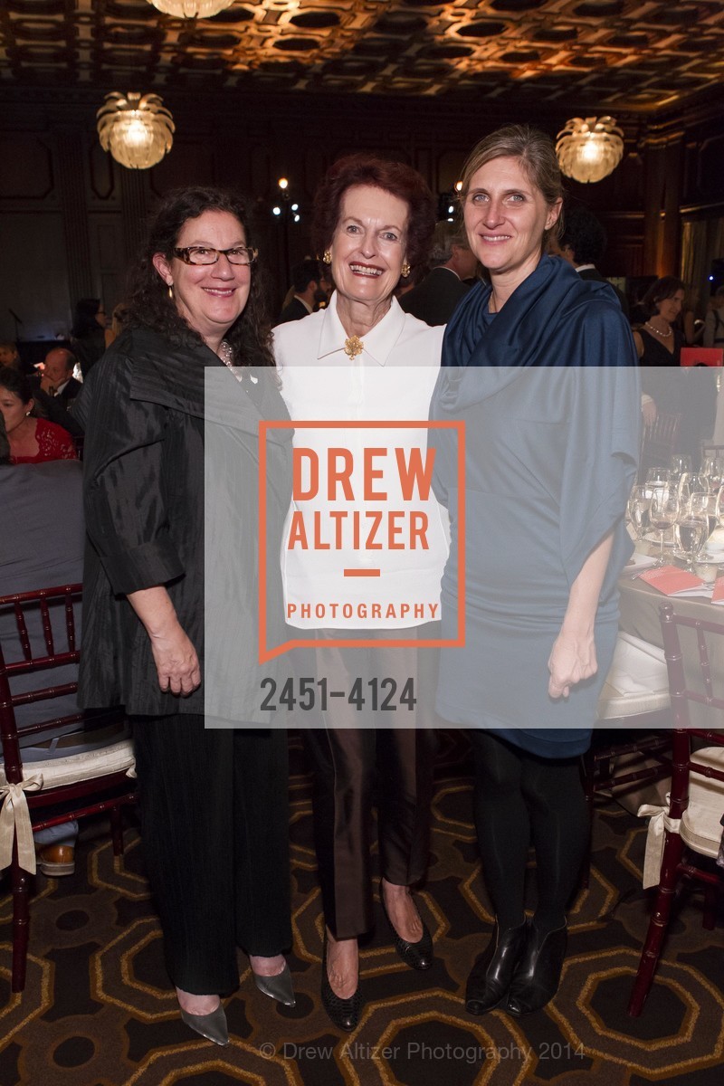 Ruth Berson, Helen Hilton Raiser, Jennifer Dunlop Fletcher, 2014 Bay Area Treasure Award Honoring Jonathan Ive, US, October 31st, 2014, Photo #2451-4124 Ruth Berson, Helen Hilton Raiser, Jennifer Dunlop Fletcher, Photo #2451-4124
