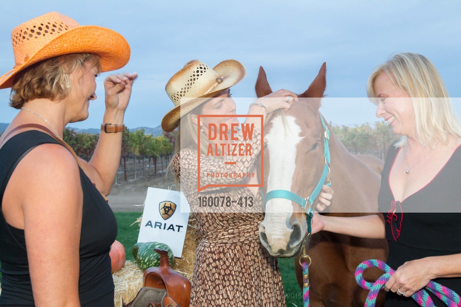 Karen McFarland, Michelle Rogers, Teri Marshall, A Harvest Barn Dance at Cornerstone Presented By Giant Steps Therapeutic Equestrian Center, Cornerstone Sonoma. 23570 Arnold Dr, October 24th, 2015,Drew Altizer, Drew Altizer Photography, full-service agency, private events, San Francisco photographer, photographer california