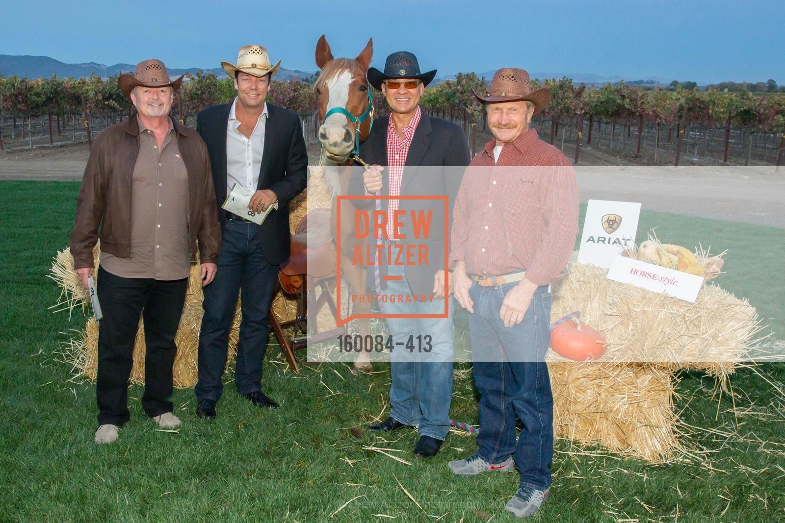 Bob Farrell, Dave Whiteside, Miguel Delgado, Paul Decker, A Harvest Barn Dance at Cornerstone Presented By Giant Steps Therapeutic Equestrian Center, Cornerstone Sonoma. 23570 Arnold Dr, October 24th, 2015,Drew Altizer, Drew Altizer Photography, full-service agency, private events, San Francisco photographer, photographer california