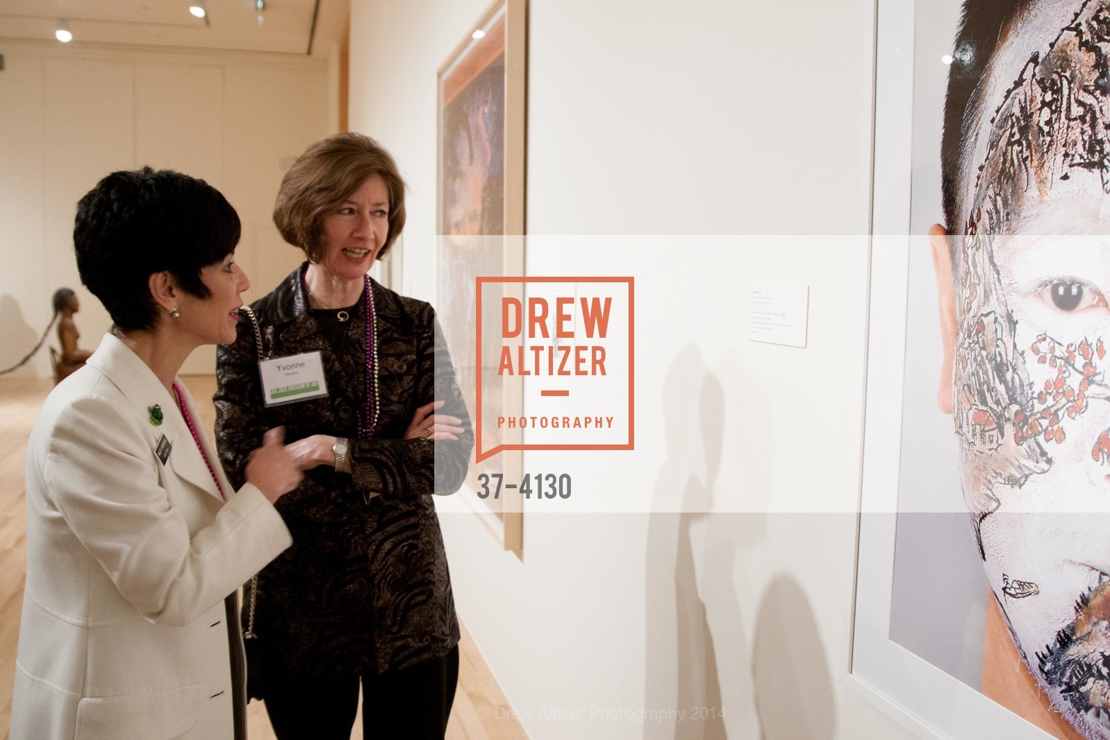 Hildy Shandell, Yvonne Nevens, SAN JOSE MUSEUM OF ART'S Spring IPO Art Opening, US, March 4th, 2014, Photo #37-4130 Hildy Shandell, Yvonne Nevens, Photo #37-4130