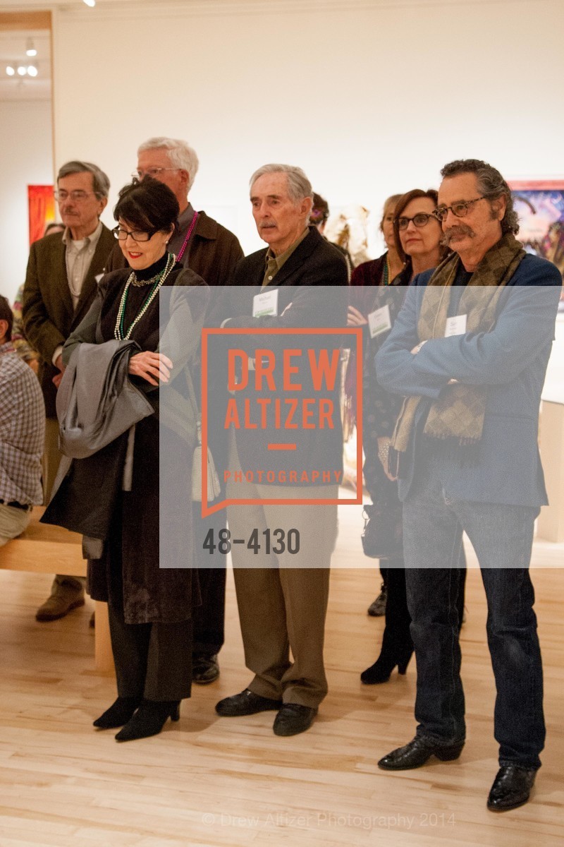 Alyce Parsons, Sam Hernandez, SAN JOSE MUSEUM OF ART'S Spring IPO Art Opening, US, March 4th, 2014, Photo #48-4130 Alyce Parsons, Sam Hernandez, Photo #48-4130