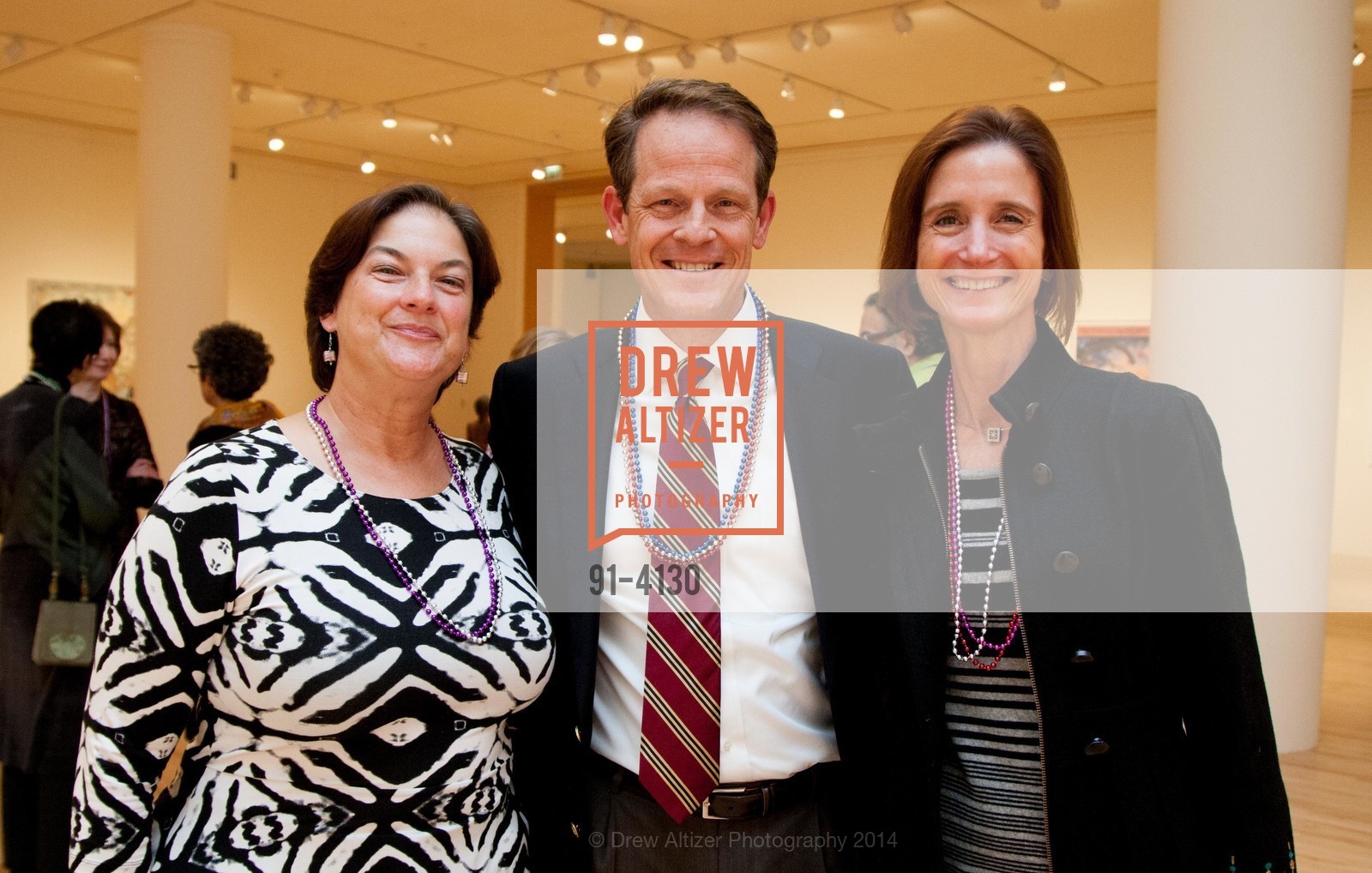 Alida Gray, Jim Ritchie, Kaela Bernal, SAN JOSE MUSEUM OF ART'S Spring IPO Art Opening, US, March 4th, 2014, Photo #91-4130 Alida Gray, Jim Ritchie, Kaela Bernal, Photo #91-4130