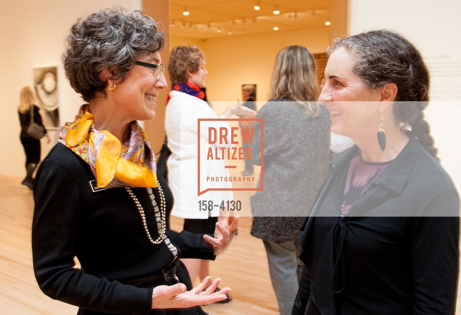 Susan Krane, Sarah Ratchye, SAN JOSE MUSEUM OF ART'S Spring IPO Art Opening, US, March 4th, 2014, Photo #158-4130 Susan Krane, Sarah Ratchye, Photo #158-4130