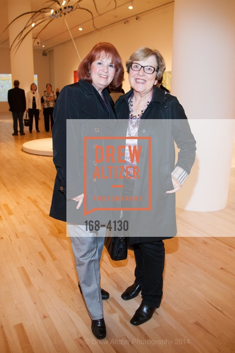 Lynda Smith, Norma Faulkner, SAN JOSE MUSEUM OF ART'S Spring IPO Art Opening, US, March 4th, 2014, Photo #168-4130 Lynda Smith, Norma Faulkner, Photo #168-4130
