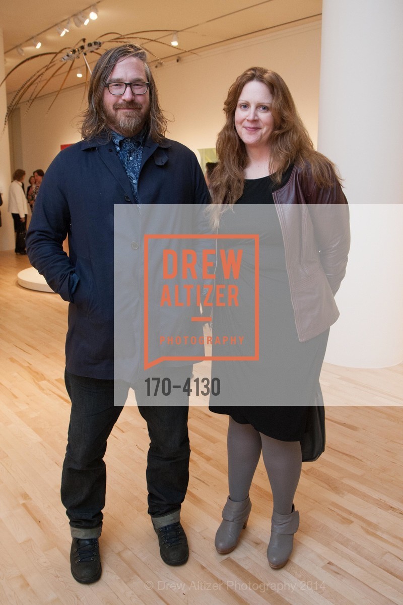 John Chiara, Monique Deschaines, SAN JOSE MUSEUM OF ART'S Spring IPO Art Opening, US, March 4th, 2014, Photo #170-4130 John Chiara, Monique Deschaines, Photo #170-4130