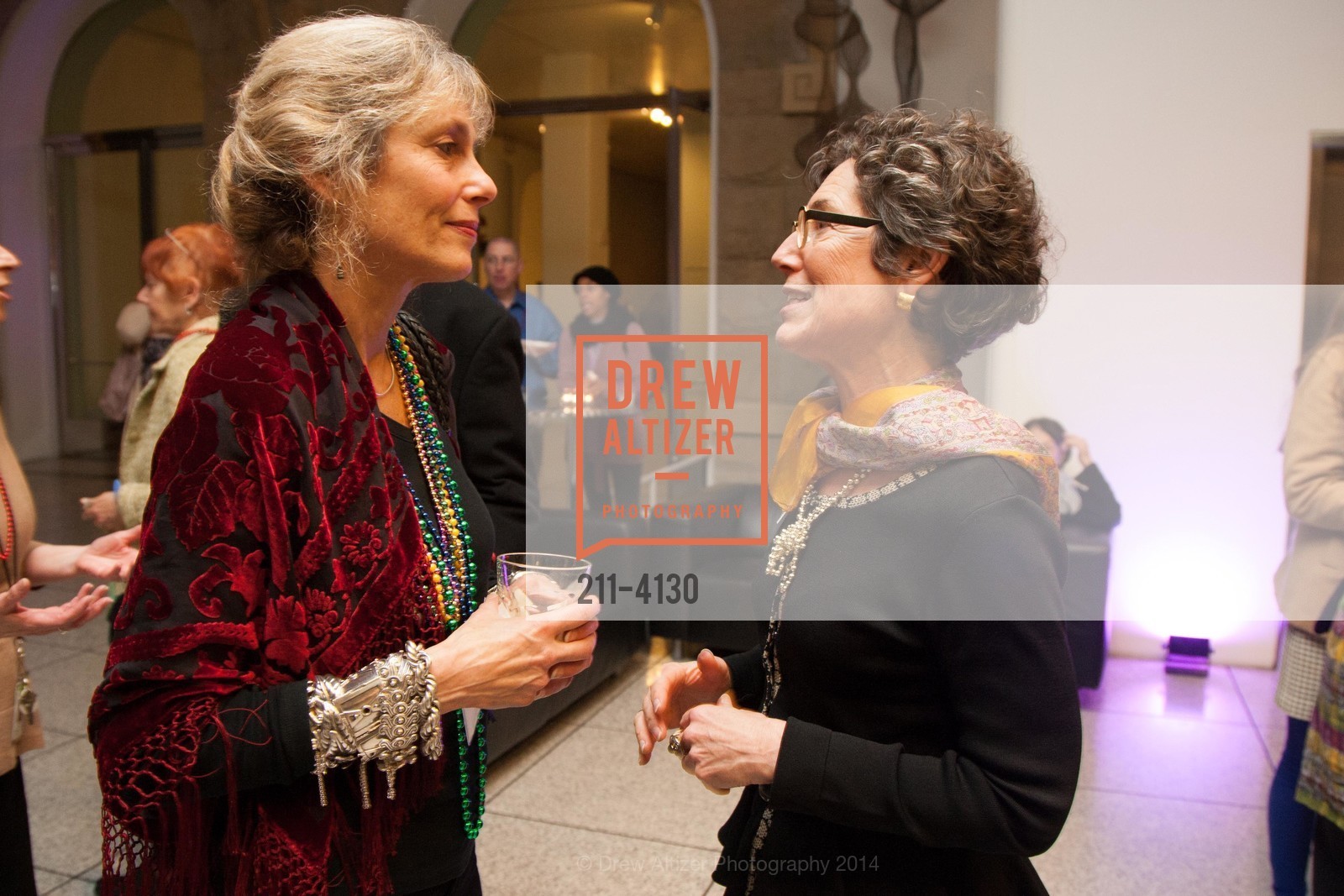 Jo Farb Hernandez, Susan Krane, SAN JOSE MUSEUM OF ART'S Spring IPO Art Opening, US, March 4th, 2014, Photo #211-4130 Jo Farb Hernandez, Susan Krane, Photo #211-4130