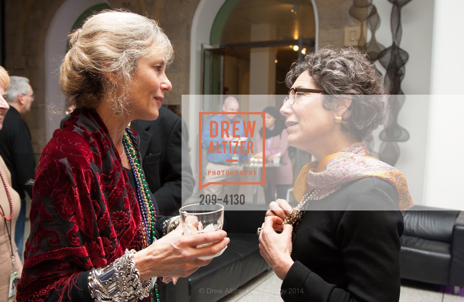 Jo Farb Hernandez, Susan Krane, SAN JOSE MUSEUM OF ART'S Spring IPO Art Opening, US, March 4th, 2014, Photo #209-4130 Jo Farb Hernandez, Susan Krane, Photo #209-4130