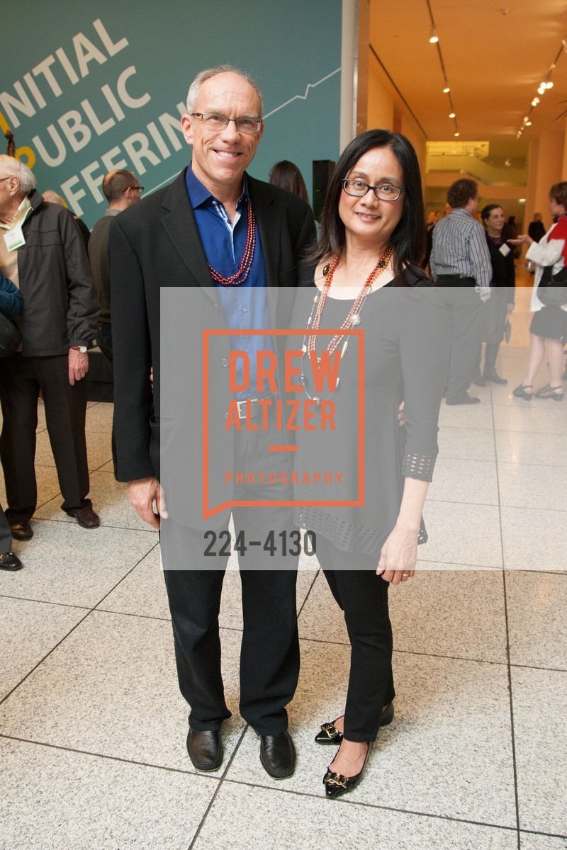 Rick Neely, Evelyn Neely, SAN JOSE MUSEUM OF ART'S Spring IPO Art Opening, US, March 4th, 2014, Photo #224-4130 Rick Neely, Evelyn Neely, Photo #224-4130