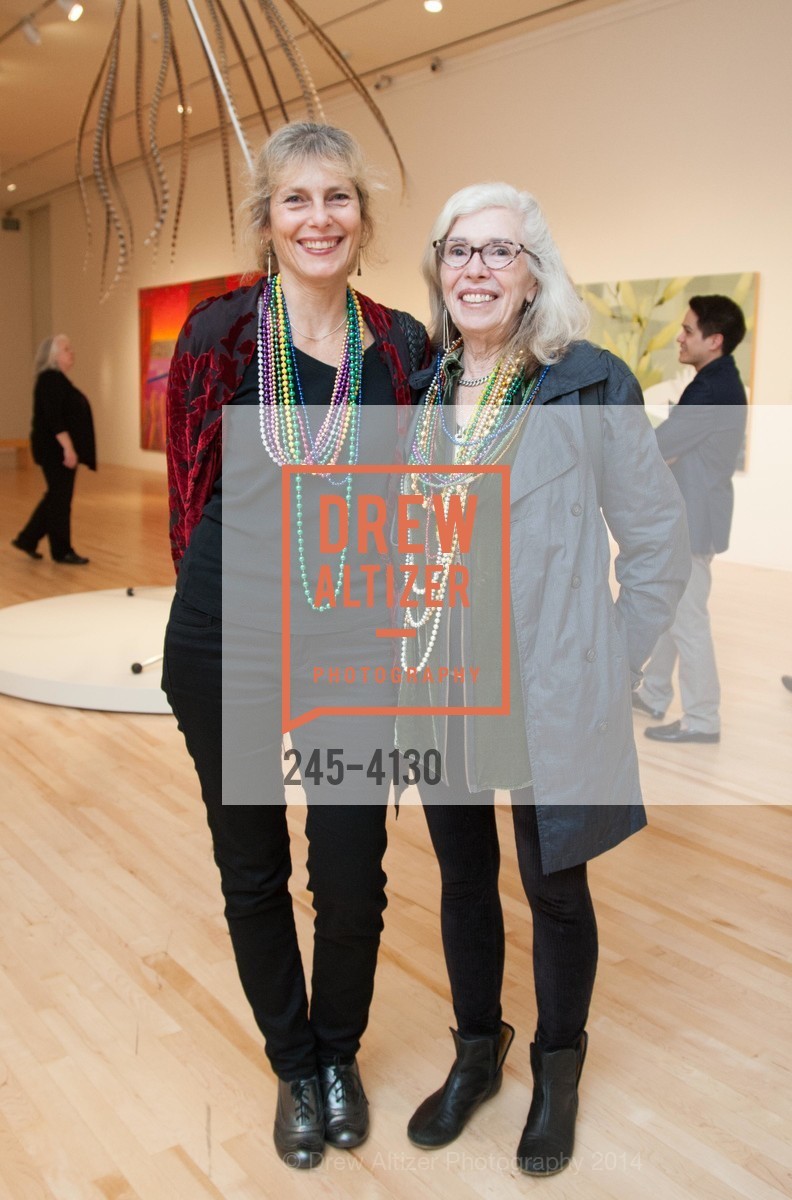 Jo Farb Hernandez, Theta Belcher, SAN JOSE MUSEUM OF ART'S Spring IPO Art Opening, US, March 4th, 2014, Photo #245-4130 Jo Farb Hernandez, Theta Belcher, Photo #245-4130