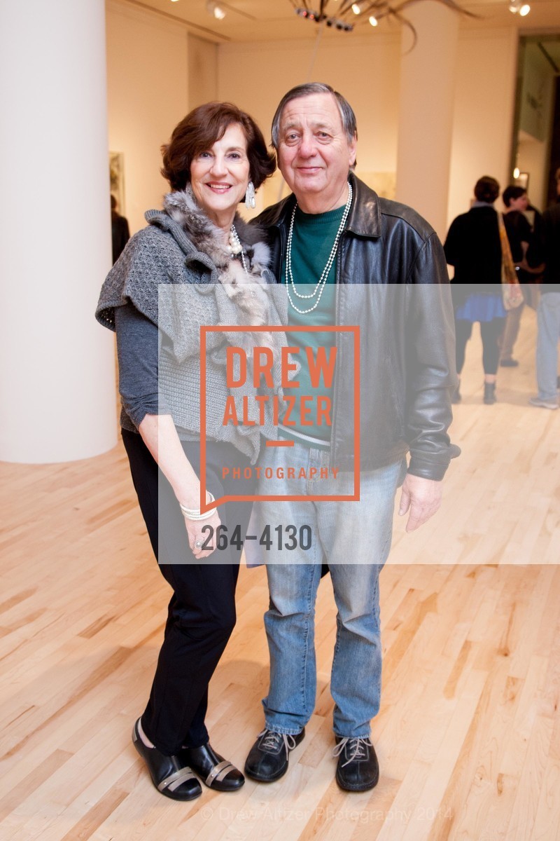 Gloria Loventhal, Richard Pederson, SAN JOSE MUSEUM OF ART'S Spring IPO Art Opening, US, March 4th, 2014, Photo #264-4130 Gloria Loventhal, Richard Pederson, Photo #264-4130