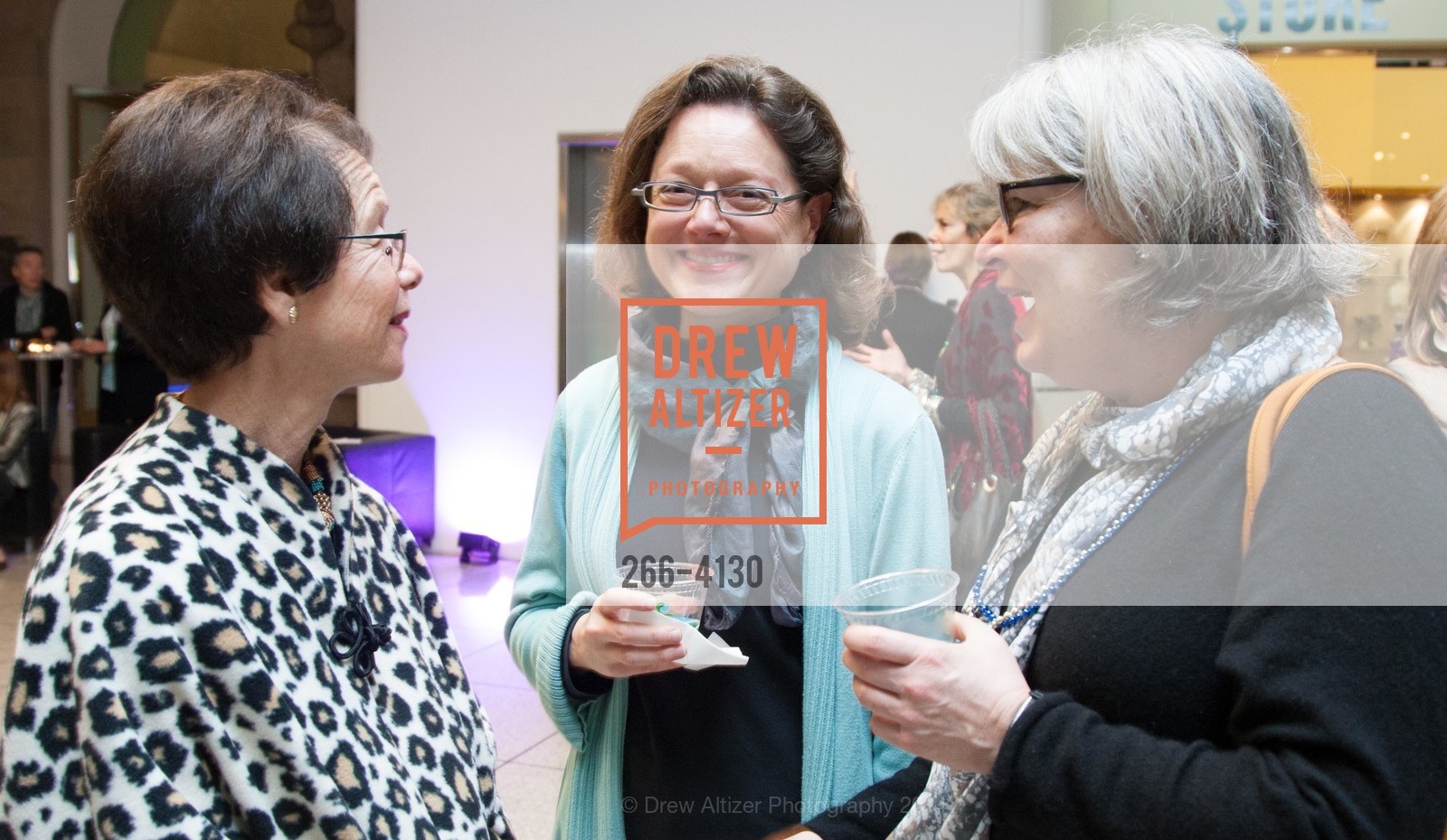 Tricia Hill, Ellen Tafeen, Elizabeth Conklin, SAN JOSE MUSEUM OF ART'S Spring IPO Art Opening, US, March 4th, 2014, Photo #266-4130 Tricia Hill, Ellen Tafeen, Elizabeth Conklin, Photo #266-4130