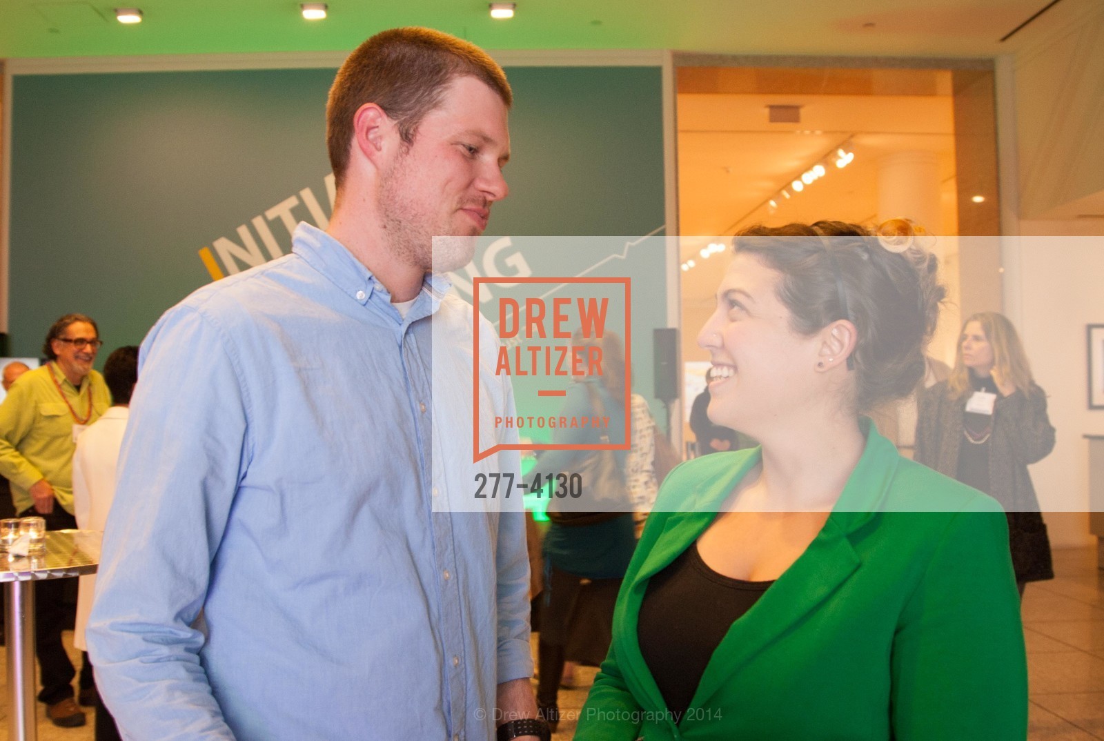 Garret Miller, Monica Farrar, SAN JOSE MUSEUM OF ART'S Spring IPO Art Opening, US, March 4th, 2014, Photo #277-4130 Garret Miller, Monica Farrar, Photo #277-4130
