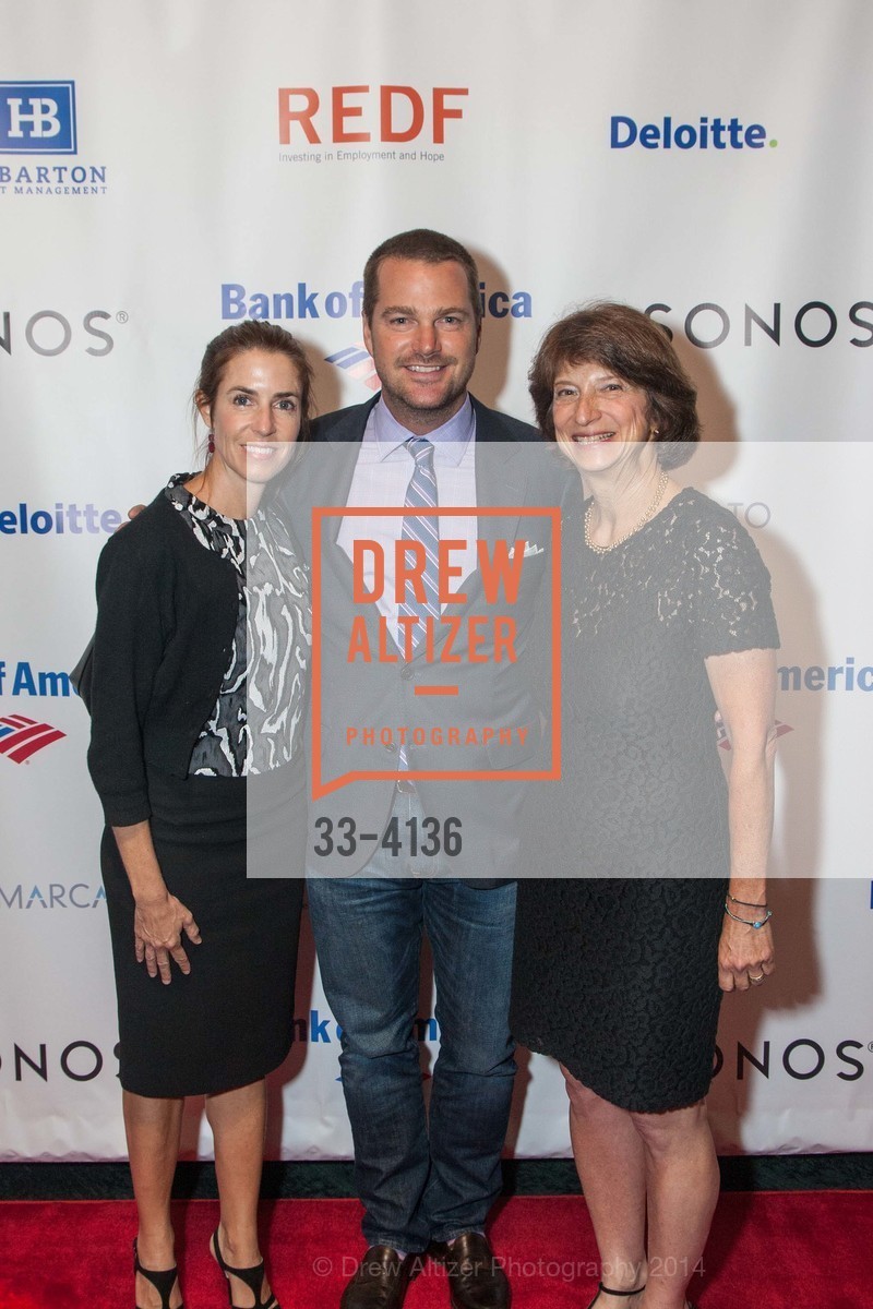 Caroline O'Donnell, Chris O'Donnell, Carla Javits, REDF 2014 Benefit Old, US, September 18th, 2014, Photo #33-4136 Caroline O'Donnell, Chris O'Donnell, Carla Javits, Photo #33-4136