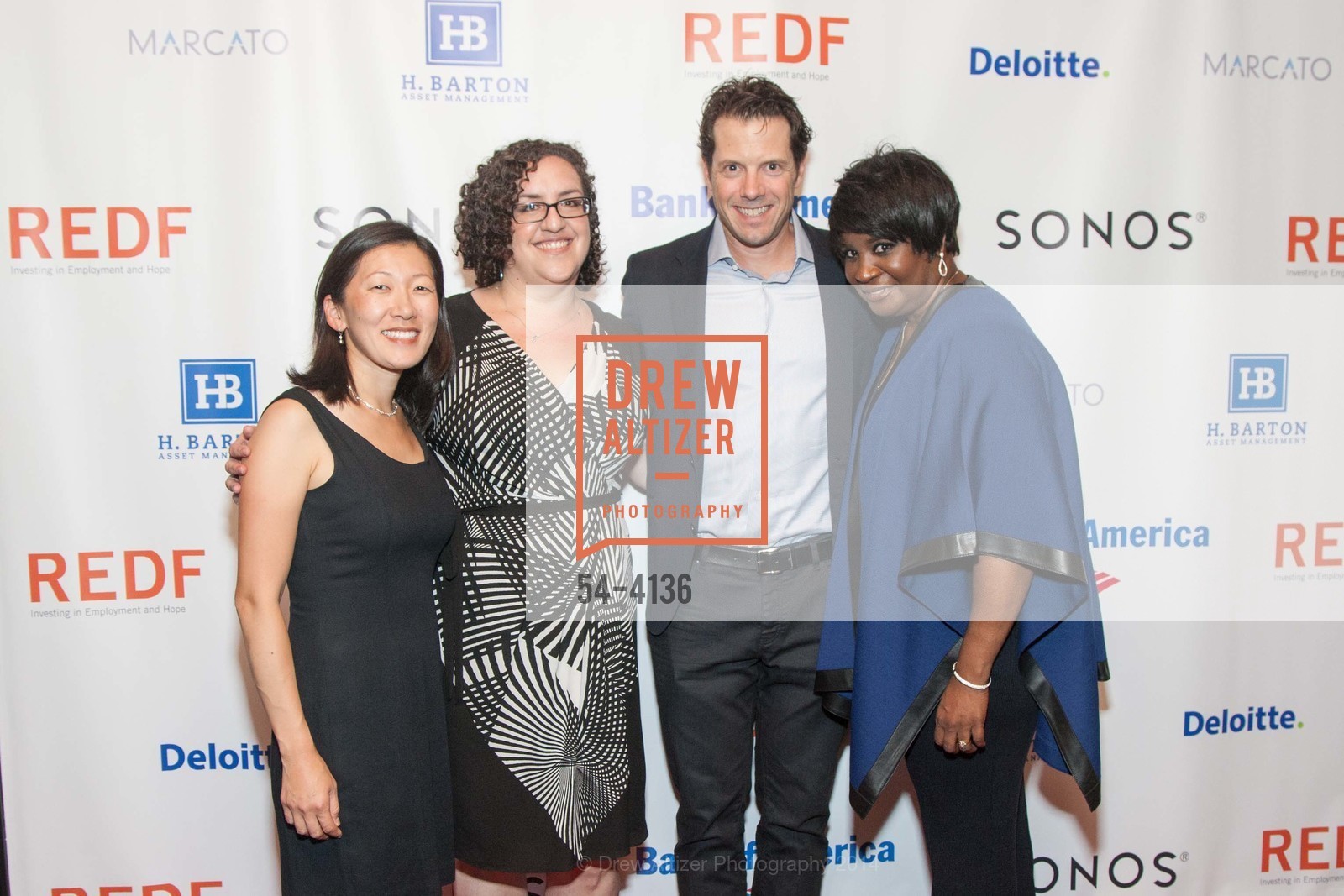 Esther Kim, Christina Garcia, Adam Smith, REDF 2014 Benefit Old, US, September 18th, 2014, Photo #54-4136 Esther Kim, Christina Garcia, Adam Smith, Photo #54-4136