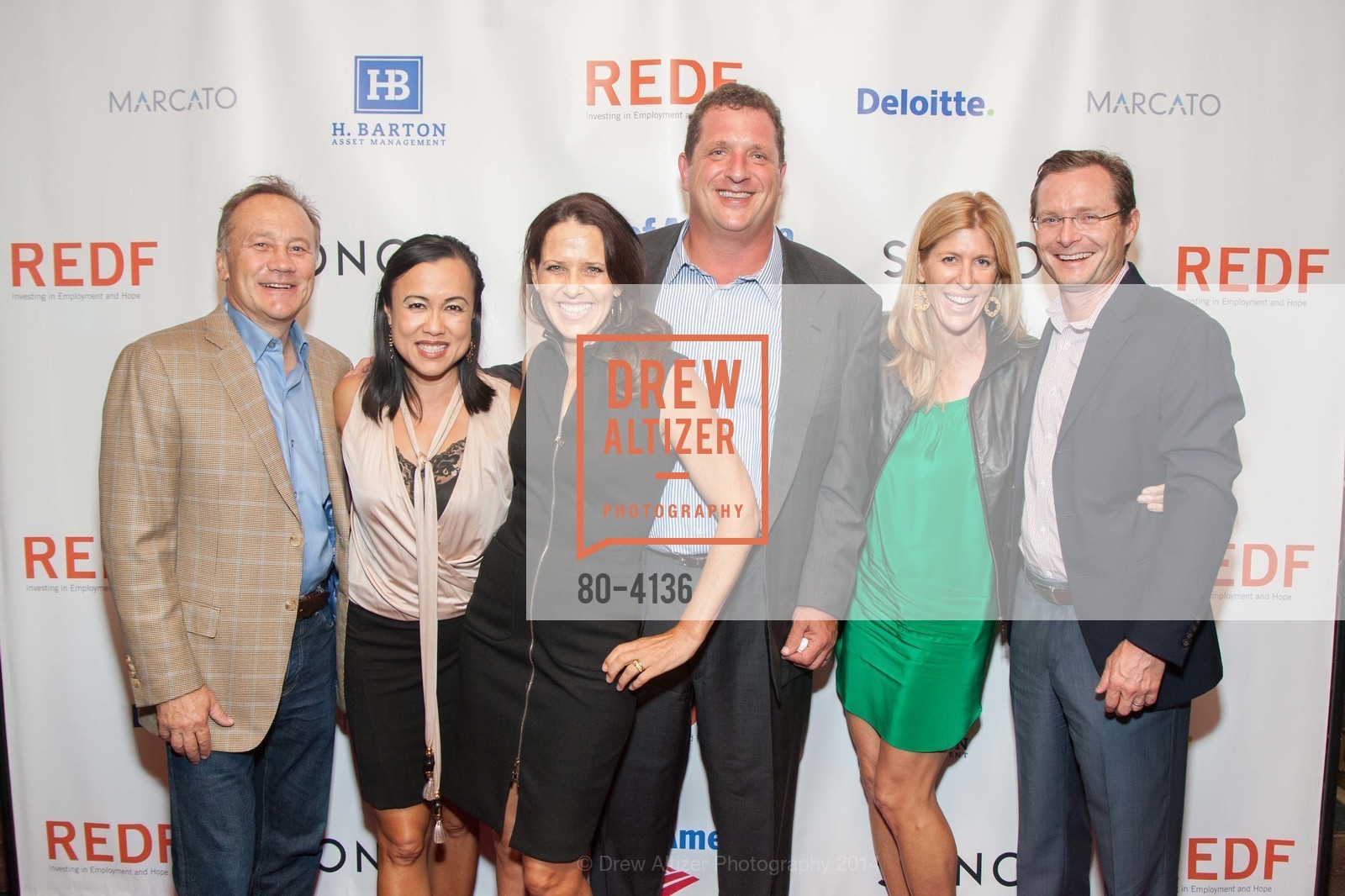 Mike Anderson, Vanessa Anderson, Megan Barton, Harris Barton, Liz Gaither, Reed Gaither, REDF 2014 Benefit Old, US, September 18th, 2014, Photo #80-4136 Mike Anderson, Vanessa Anderson, Megan Barton, Harris Barton, Liz Gaither, Reed Gaither, Photo #80-4136