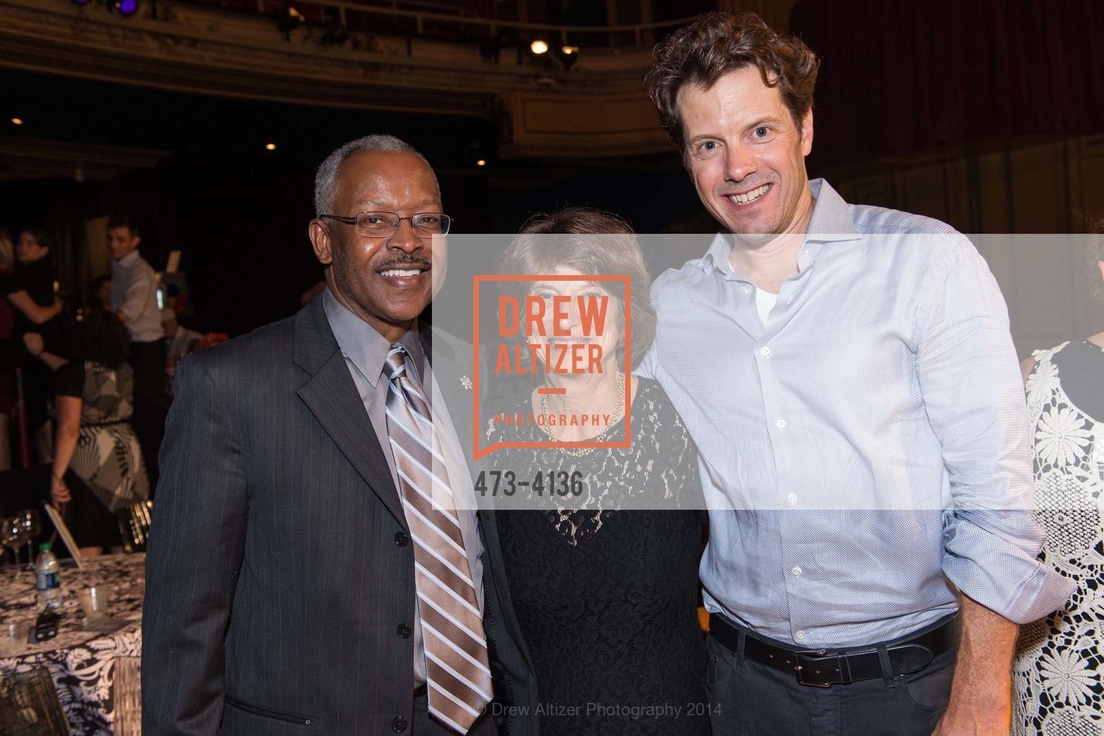 Mack Jenkins, Carla Javits, Adam Smith, REDF 2014 Benefit Old, US, September 18th, 2014, Photo #473-4136 Mack Jenkins, Carla Javits, Adam Smith, Photo #473-4136