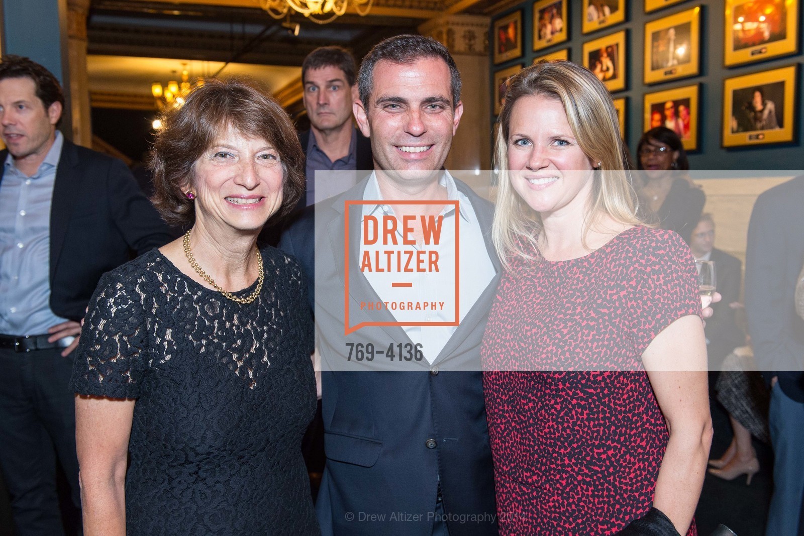 Carla Javits, Dan Rose, Allison Rose, REDF 2014 Benefit Old, US, September 18th, 2014, Photo #769-4136 Carla Javits, Dan Rose, Allison Rose, Photo #769-4136