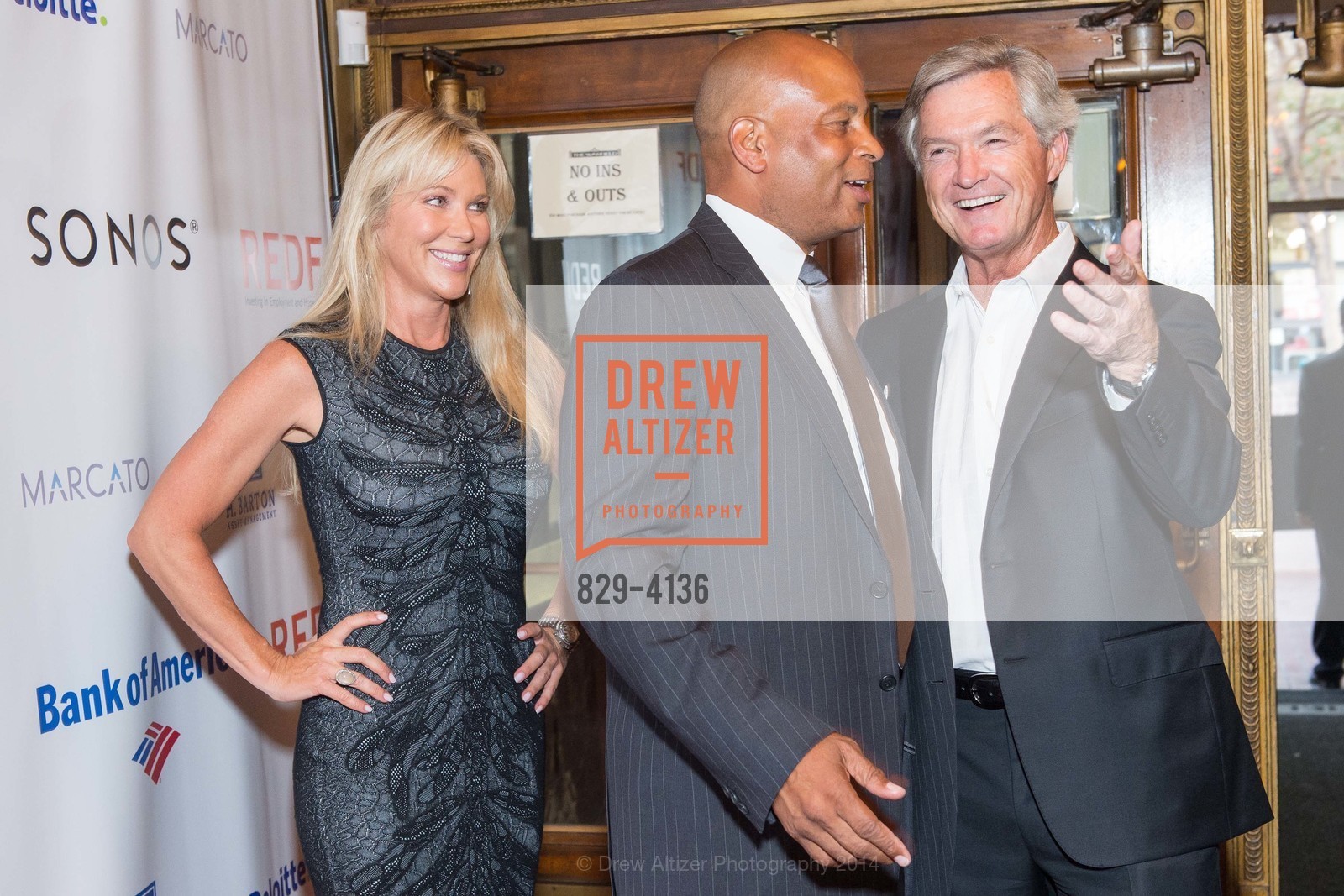 Victoria Stewman, Ronnie Lott, REDF 2014 Benefit Old, US, September 18th, 2014, Photo #829-4136 Victoria Stewman, Ronnie Lott, Photo #829-4136