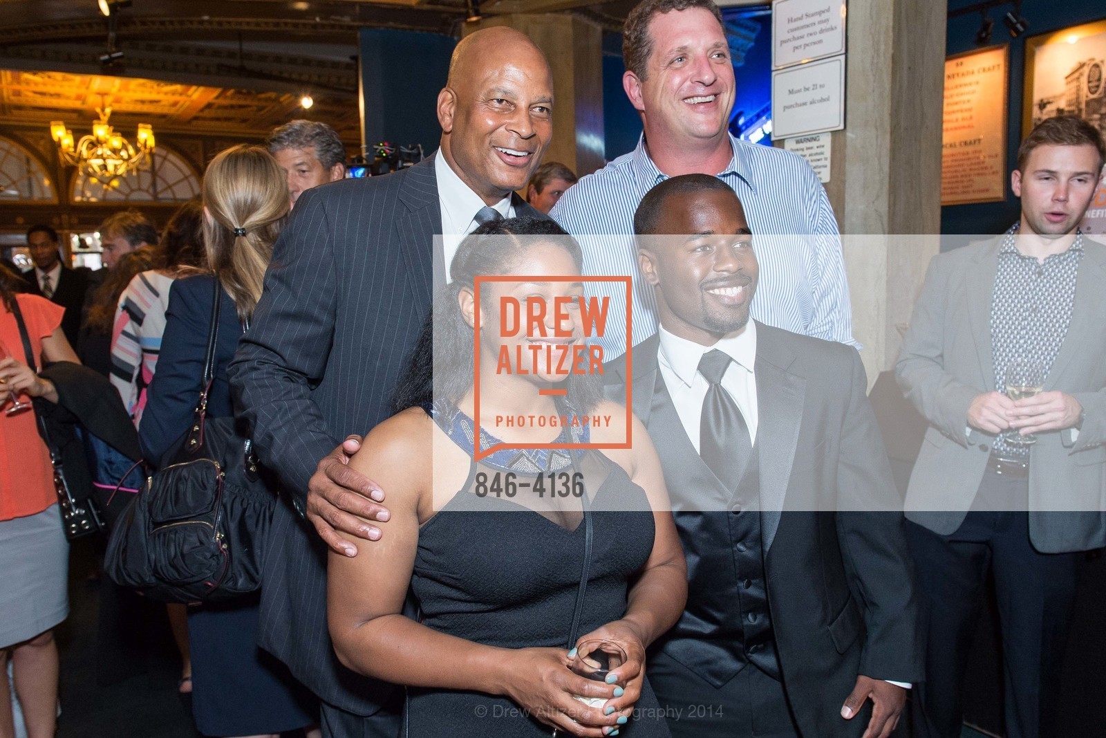 Ronnie Lott, JF Pruitt, Harris Barton, Lorenzo Hockaday, REDF 2014 Benefit Old, US, September 18th, 2014, Photo #846-4136 Ronnie Lott, JF Pruitt, Harris Barton, Lorenzo Hockaday, Photo #846-4136
