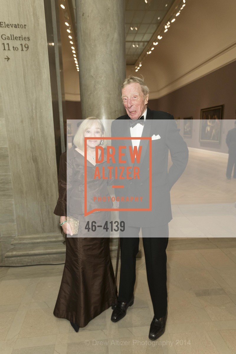 Gretchen Kimball, Dolph Andrews, LEGION OF HONOR Hosts HOUGHTON HALL Black-Tie Dinner, US, October 15th, 2014, Photo #46-4139 Gretchen Kimball, Dolph Andrews, Photo #46-4139