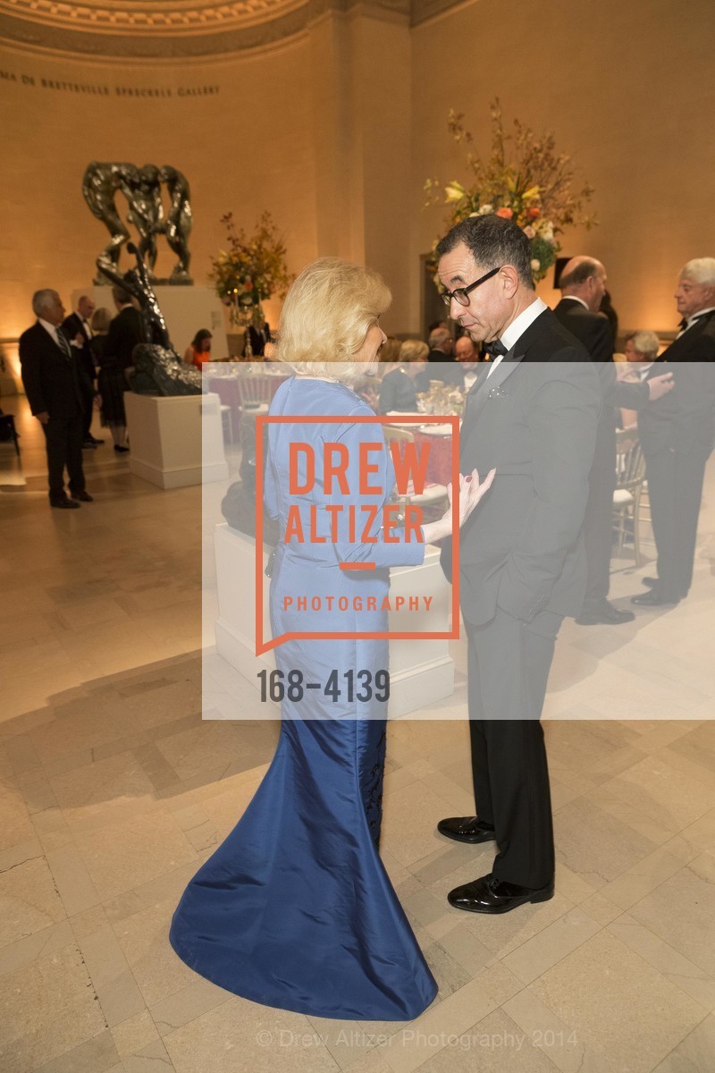 Dede Wilsey, Colin Bailey, LEGION OF HONOR Hosts HOUGHTON HALL Black-Tie Dinner, US, October 15th, 2014, Photo #168-4139 Dede Wilsey, Colin Bailey, Photo #168-4139