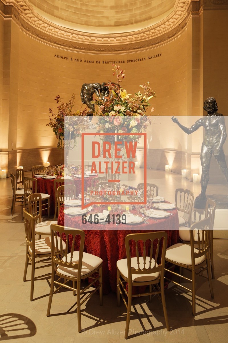 Atmosphere, LEGION OF HONOR Hosts HOUGHTON HALL Black-Tie Dinner, US, October 15th, 2014, Photo #646-4139 Atmosphere, Photo #646-4139