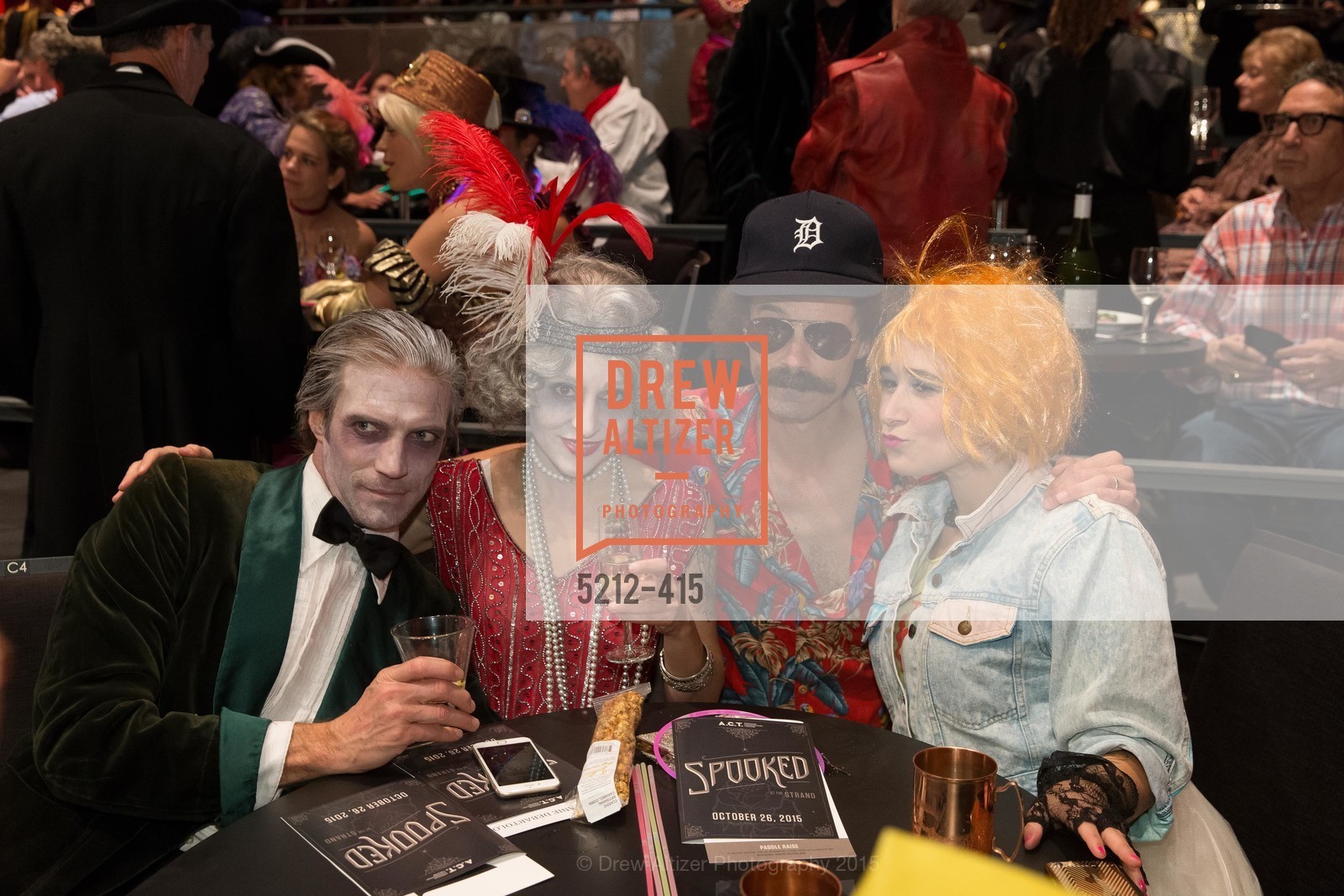 Scott Schumaker, Tiffanie DeBartolo, Patrick Spurgeon, Cielle Taaffe, SPOOKED AT THE STRAND Presented by the American Conservatory Theater, The Strand Theater. 1127 Market Street, October 26th, 2015,Drew Altizer, Drew Altizer Photography, full-service agency, private events, San Francisco photographer, photographer california