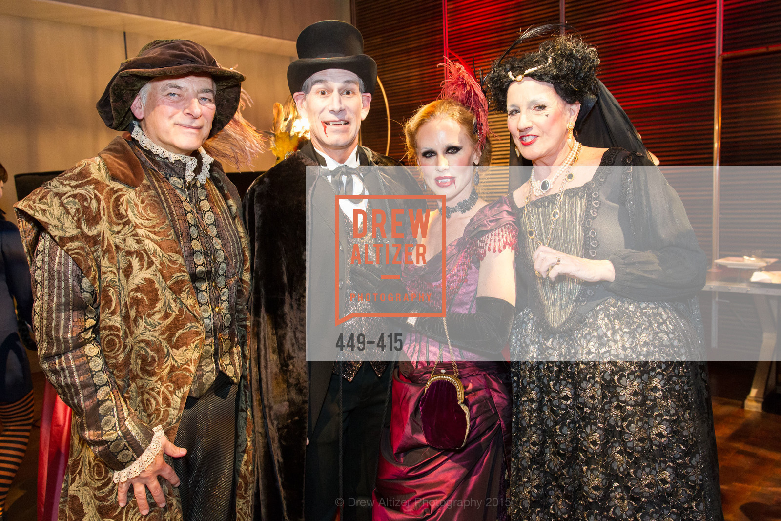 Steve Cookston, Chris Hollenbeck, Holly Hollenbeck, Shirley Cookston, SPOOKED AT THE STRAND Presented by the American Conservatory Theater, The Strand Theater. 1127 Market Street, October 26th, 2015,Drew Altizer, Drew Altizer Photography, full-service agency, private events, San Francisco photographer, photographer california