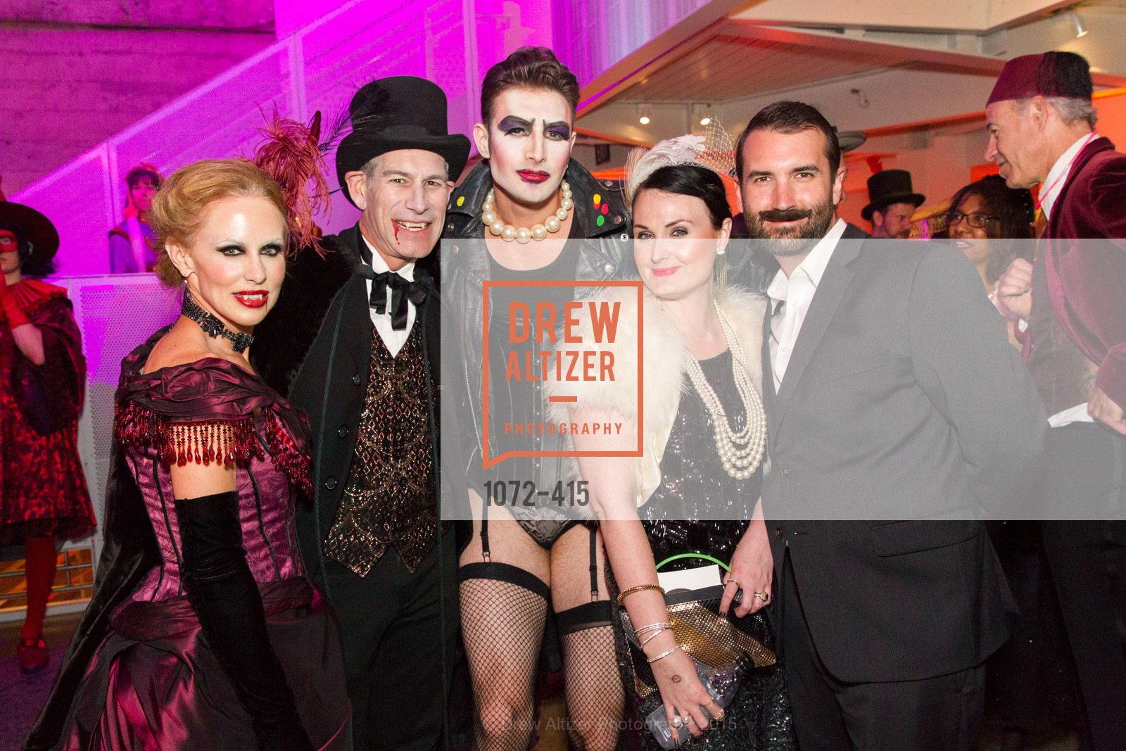 Holly Hollenbeck, Chris Hollenbeck, Justin Genna, Lauren McCoy, Sean Hunter, SPOOKED AT THE STRAND Presented by the American Conservatory Theater, The Strand Theater. 1127 Market Street, October 26th, 2015,Drew Altizer, Drew Altizer Photography, full-service agency, private events, San Francisco photographer, photographer california