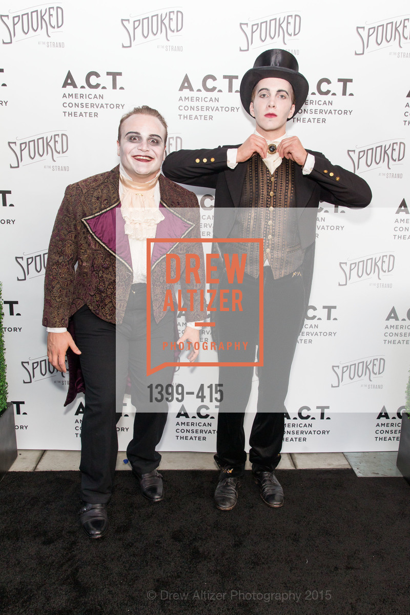 Peter Fanone, Justin Keim, SPOOKED AT THE STRAND Presented by the American Conservatory Theater, The Strand Theater. 1127 Market Street, October 26th, 2015,Drew Altizer, Drew Altizer Photography, full-service agency, private events, San Francisco photographer, photographer california