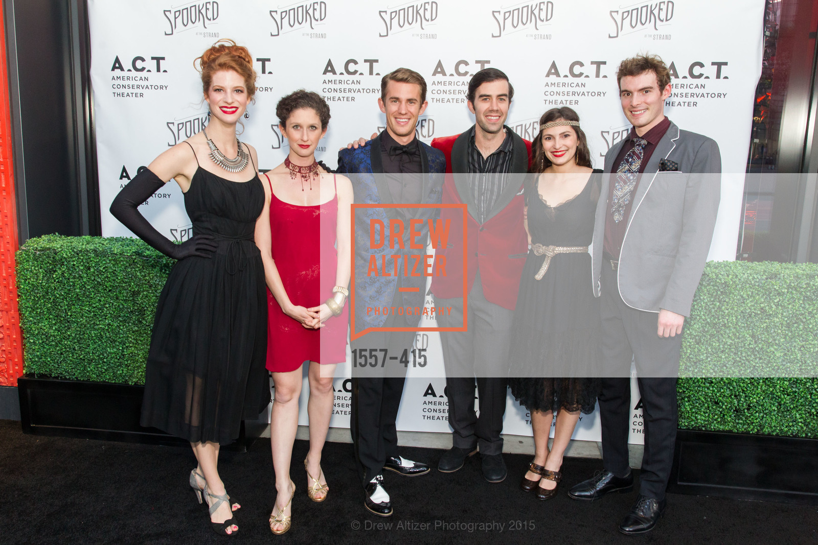 Kaitlyn Taylor, Jennifer Reddish, Matthew Cabaret, Michael McIntyre, Lauren Hart, Thomas Stagnita, SPOOKED AT THE STRAND Presented by the American Conservatory Theater, The Strand Theater. 1127 Market Street, October 26th, 2015,Drew Altizer, Drew Altizer Photography, full-service agency, private events, San Francisco photographer, photographer california
